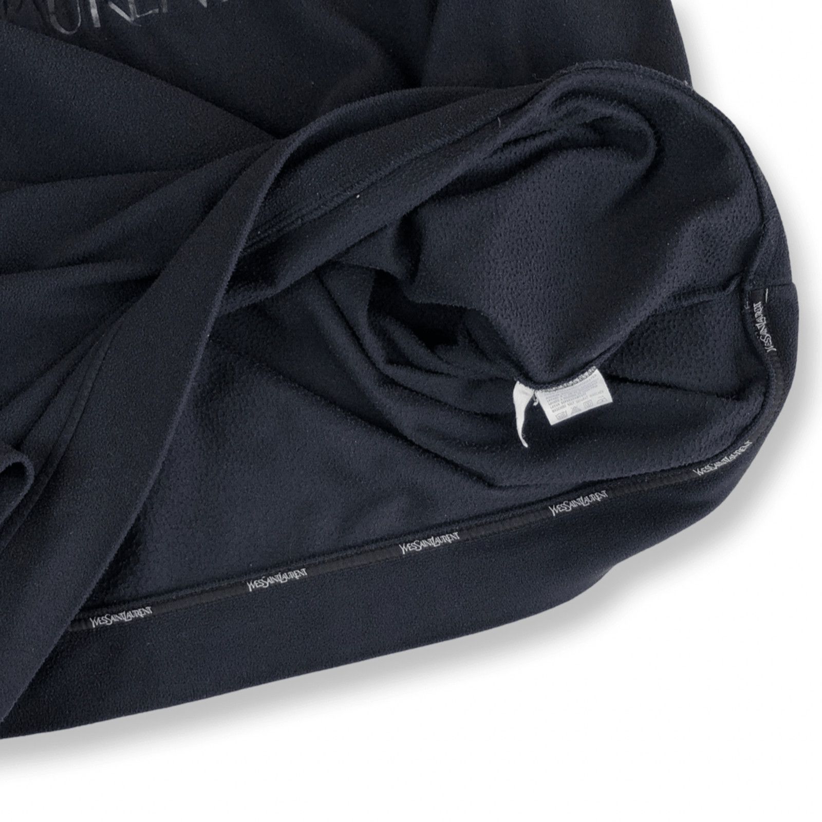 Yves Saint Laurent YSL Fleece Half Zip Yves Saint Laurent Big Logo in Navy Size US XL / EU 56 / 4 - 11 Thumbnail