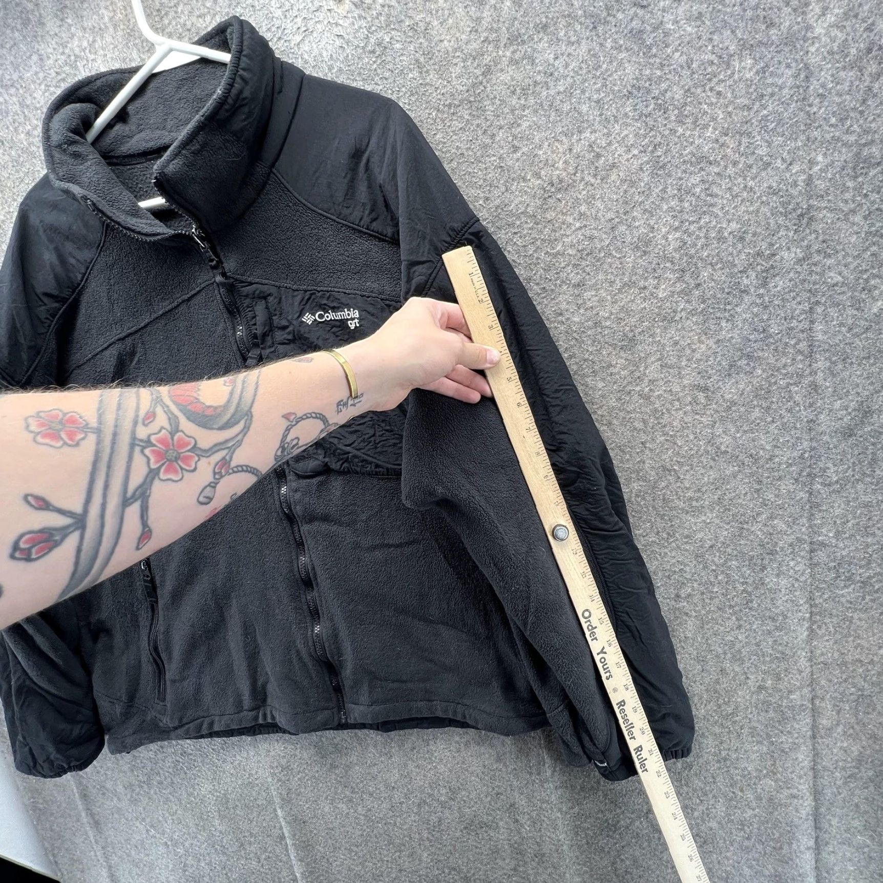 Vintage Columbia GRT Interchange Jacket Mens 2XL Black Fleece Full Zip Outdoor Hiking Jacket Size US XXL / EU 58 / 5 - 7 Thumbnail