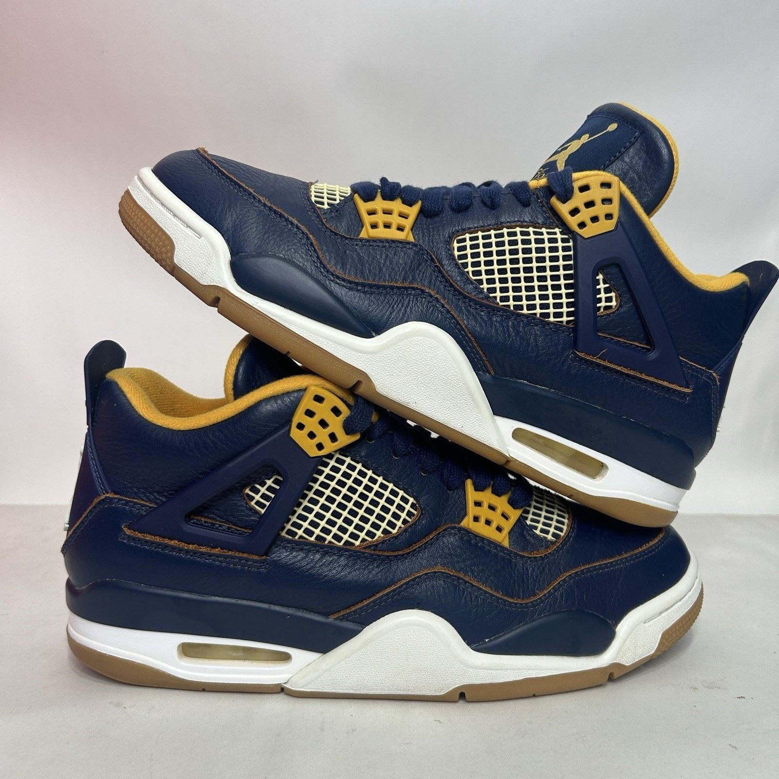 Nike Nike Air Jordan IV 4 Retro “Dunk From Above/Navy Gold” Size US 9.5 / EU 42-43 - 1 Thumbnail