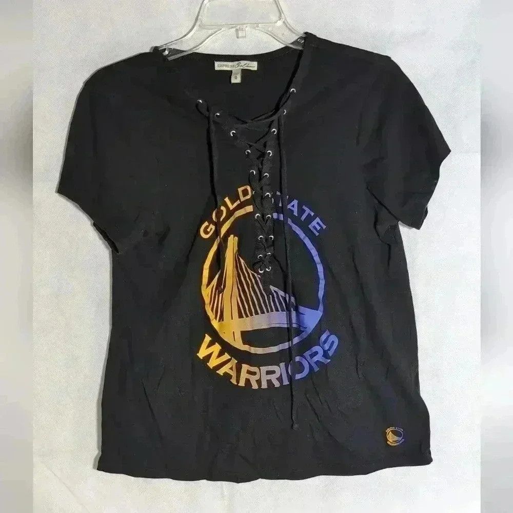 Express Express One 11 Golden State Warriors lace up ladies shirt S Size S / US 4 / IT 40 - 1 Thumbnail
