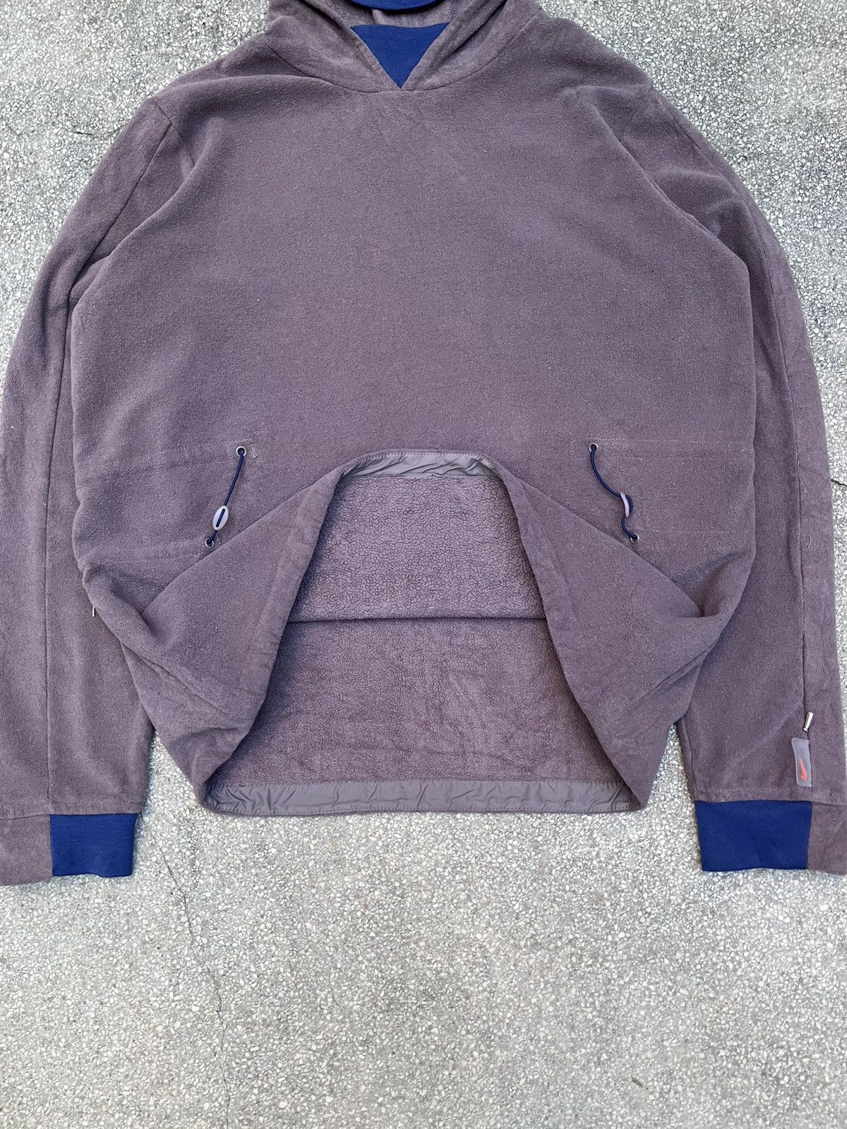 Nike Vintage 00s Euro Nike Fleece Hoodie ACG Morse Code Spackman Size US S / EU 44-46 / 1 - 5 Thumbnail