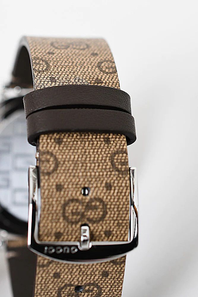 Gucci Gucci Grip Stainless Steel GG Supreme Canvas Strap Watch Size ONE SIZE - 9 Thumbnail