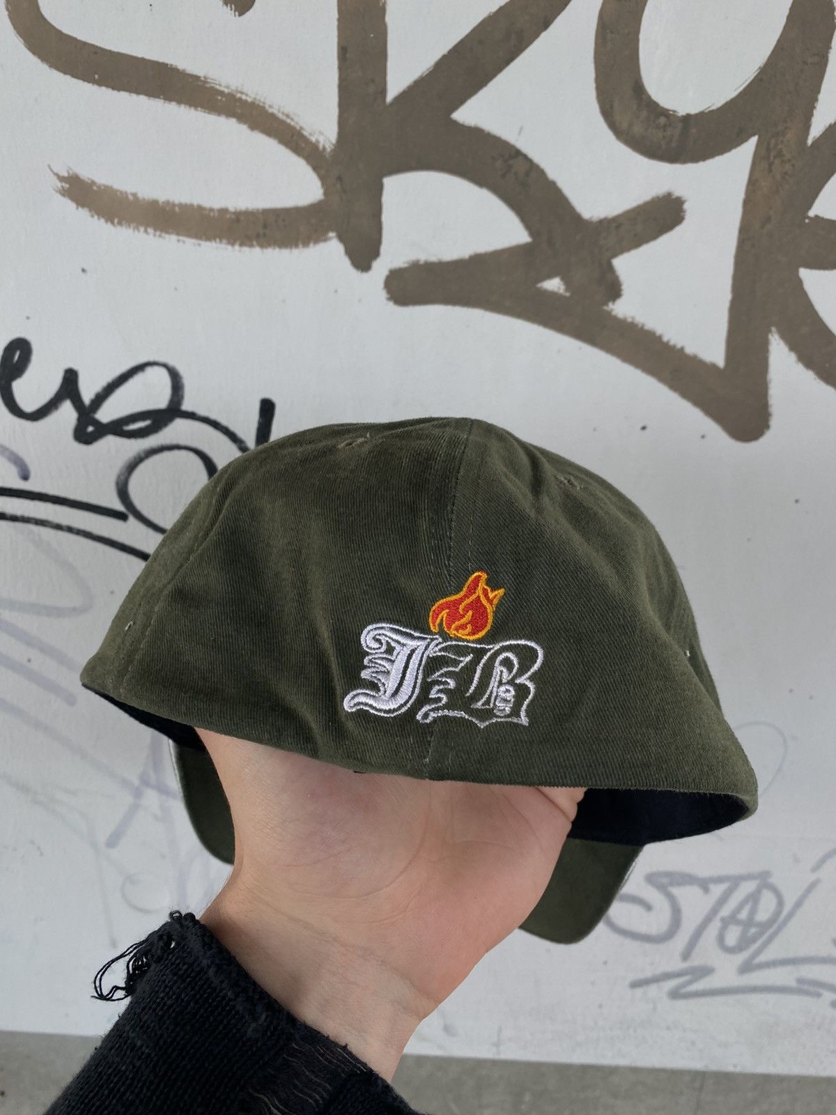 Designer × Vintage Vintage Johnny Blaze Y2K Skate Embroidered Logo Cap Size ONE SIZE - 4 Thumbnail