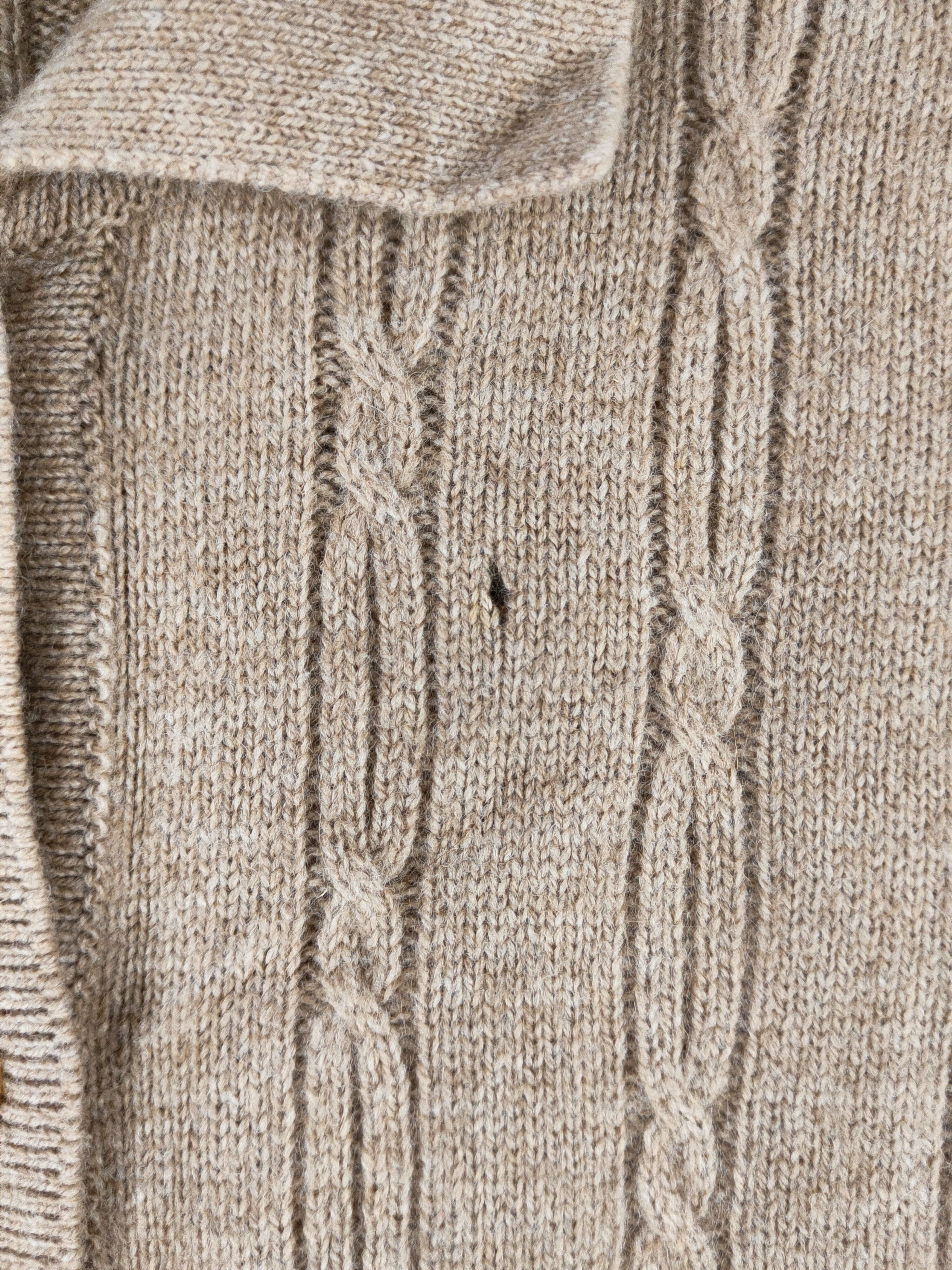 Japanese Brand DL Zazie Beige Knitwear Sweaters #46-529 Size US L / EU 52-54 / 3 - 5 Thumbnail