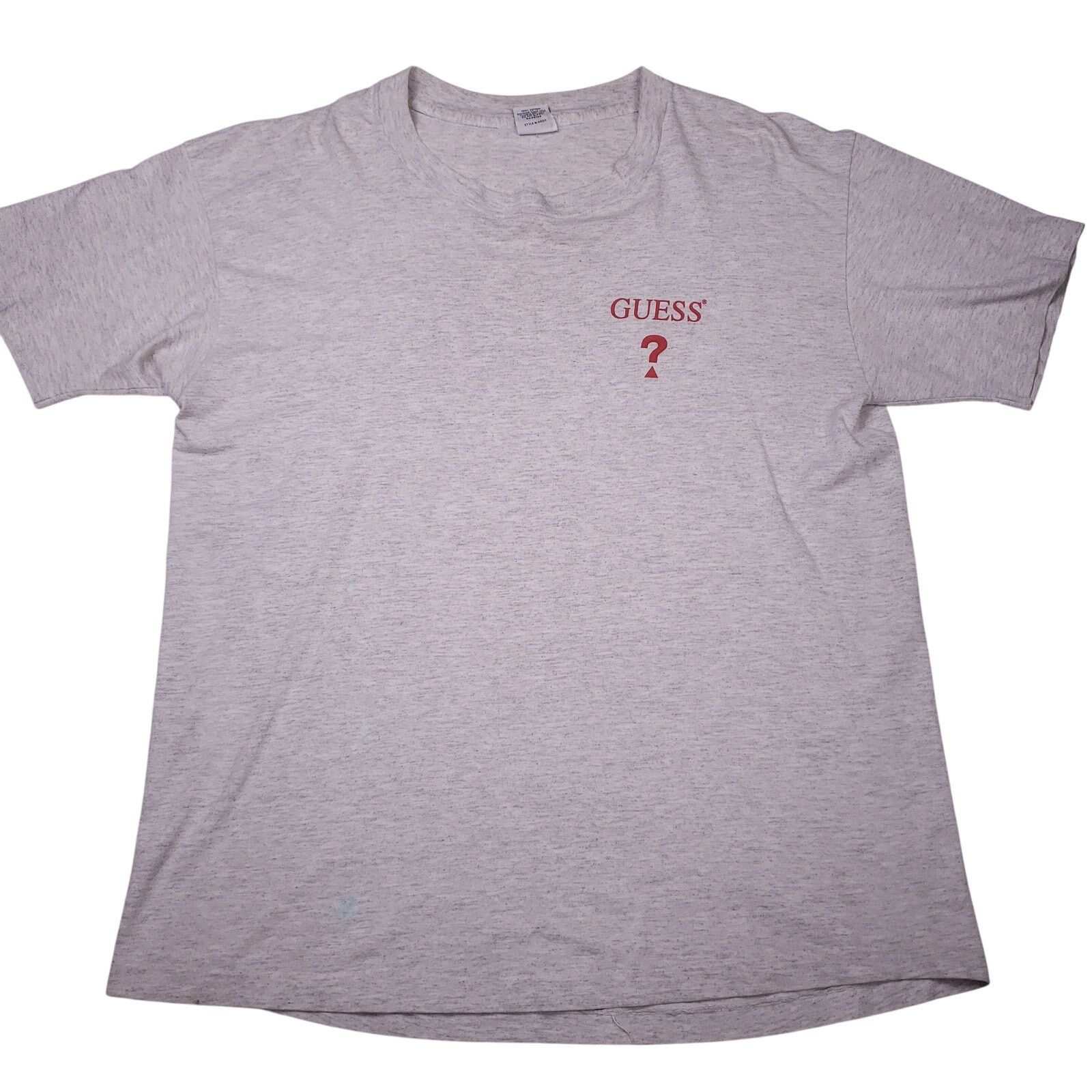 Guess Rare 80s Guess by George Marciano Back Spellout T Shirt XL Size US XL / EU 56 / 4 - 2 Thumbnail