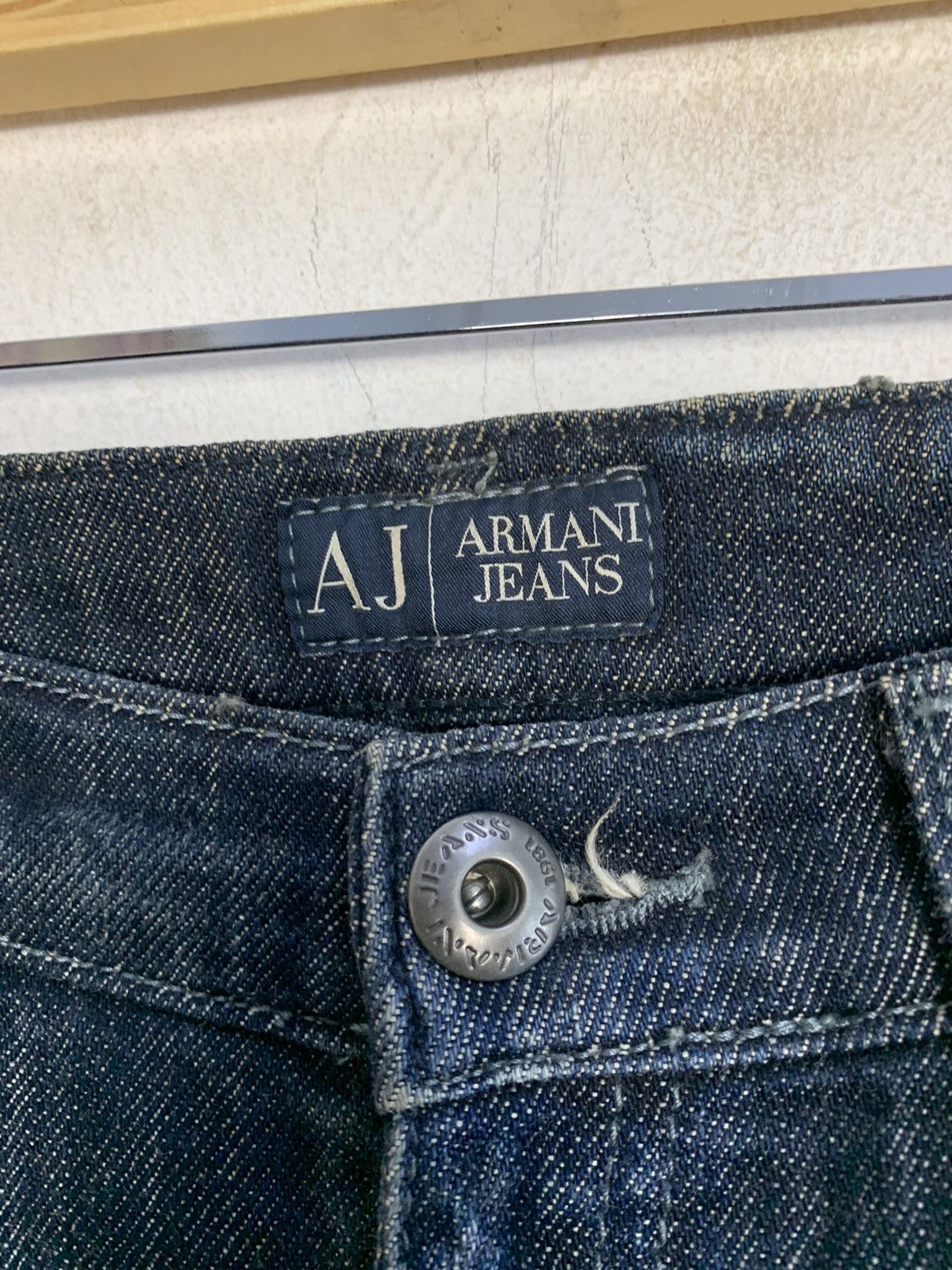 Armani Hype AJ Armani Jeans Indigo 006 Series Denim Unisex Pant Size US 29 - 8 Thumbnail