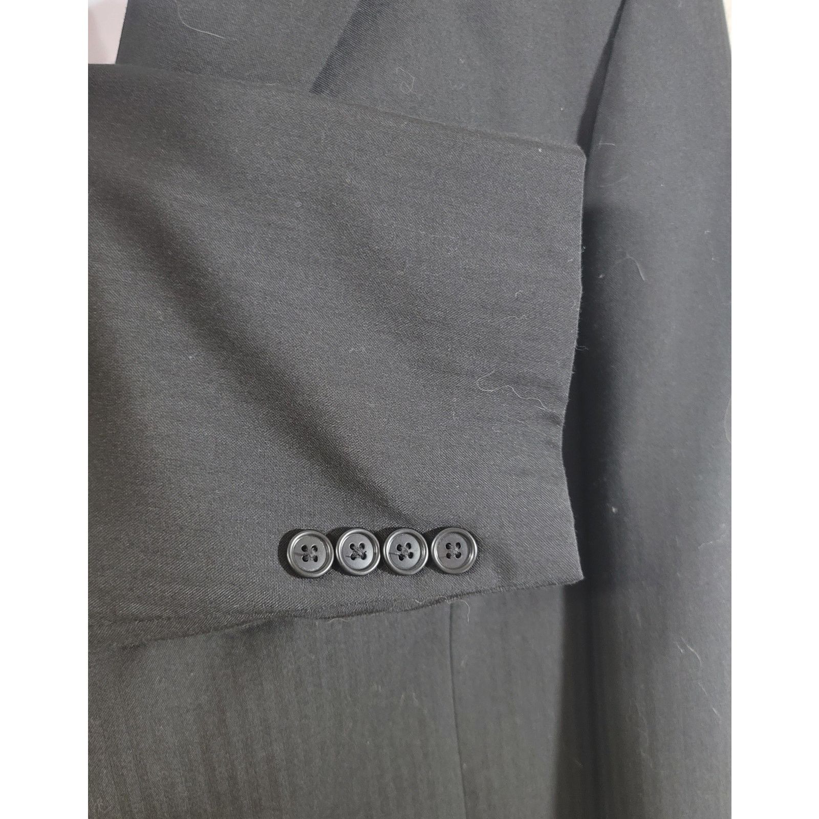 Other Hardwick Clothes Black 3 Button Lined Blazer 42L Size 42L - 5 Thumbnail