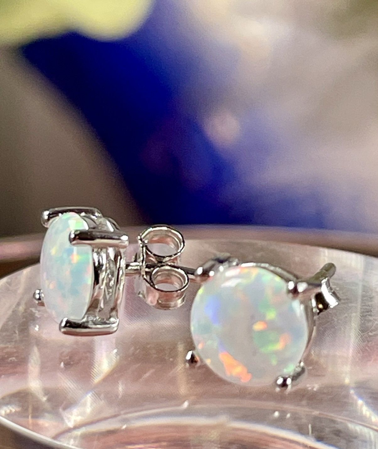 Other Genuine Ethiopian 2CT OPAL Earrings. Silver 925 Size ONE SIZE - 2 Thumbnail