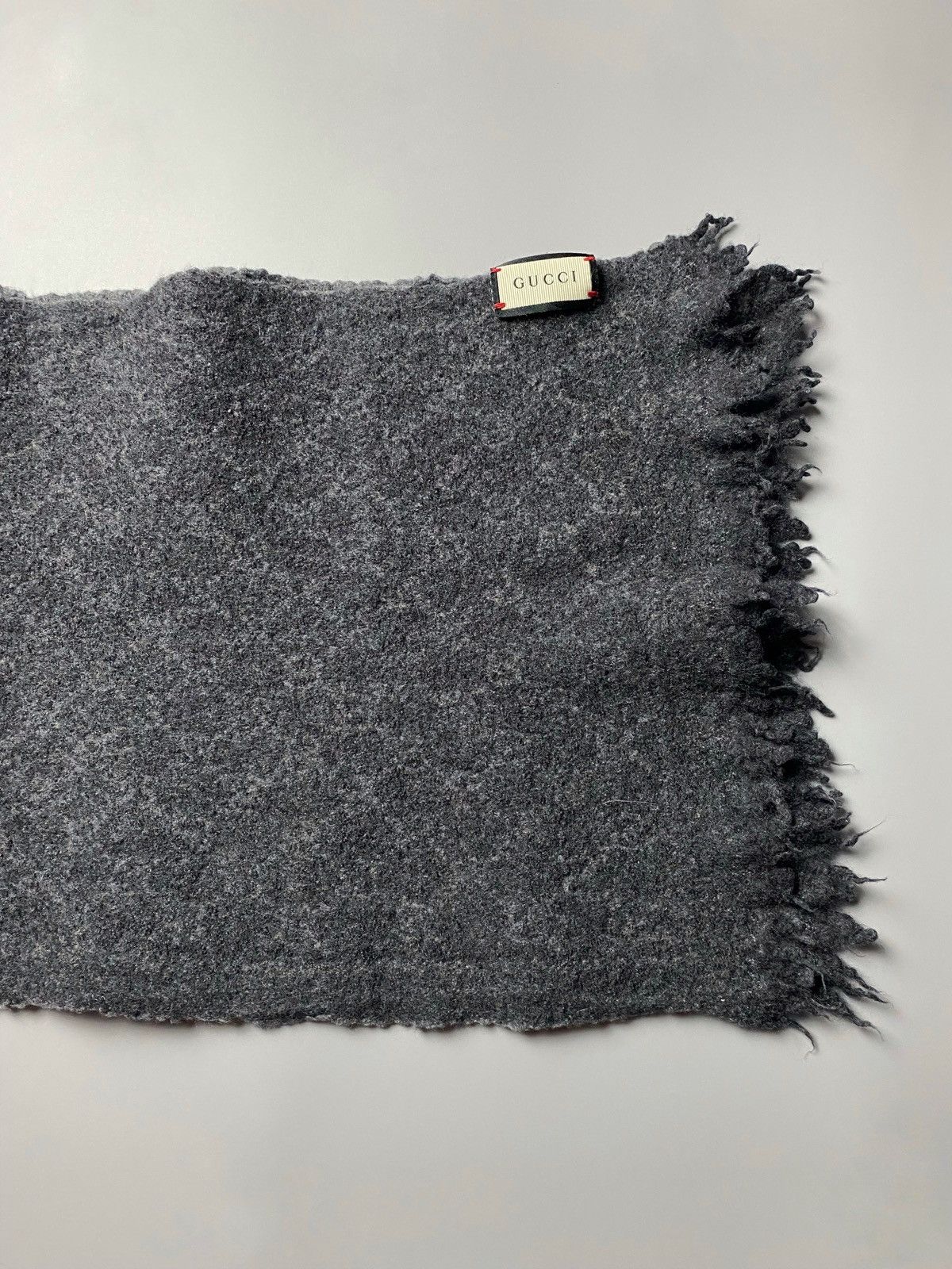 Gucci Gucci GG Logo Wool Monogram Scarf Size ONE SIZE - 3 Thumbnail
