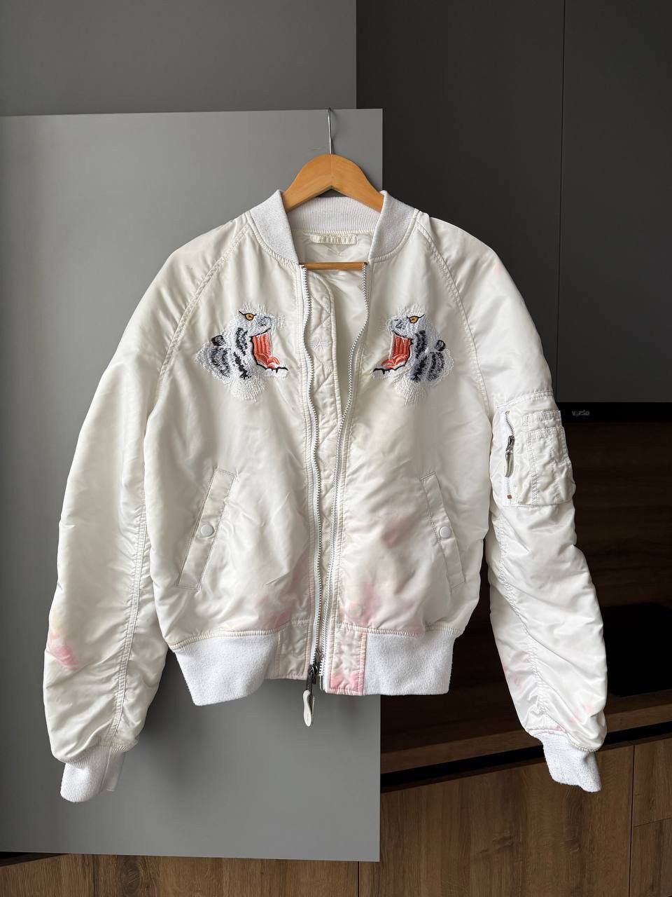 Alpha Industries LIMITED Tiger Bomber Jacket Size US M / EU 48-50 / 2 - 2 Thumbnail