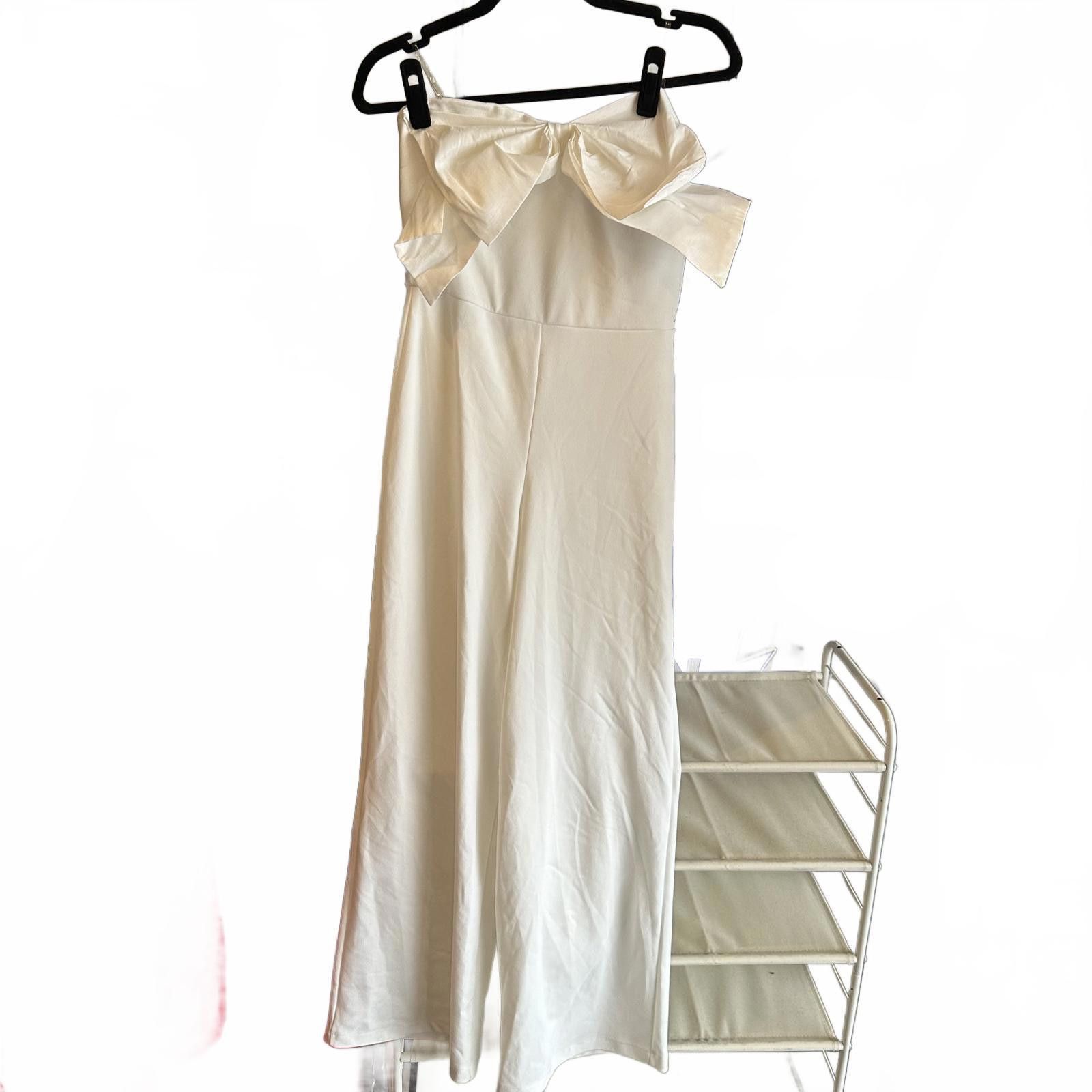 Designer Elegant white romper Size 32" / US 10 / IT 46 - 1 Thumbnail