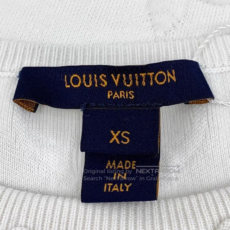 Louis Vuitton Louis Vuitton White logo embossed full-print cotton crew n Size US XS / EU 42 / 0 - 5 Thumbnail