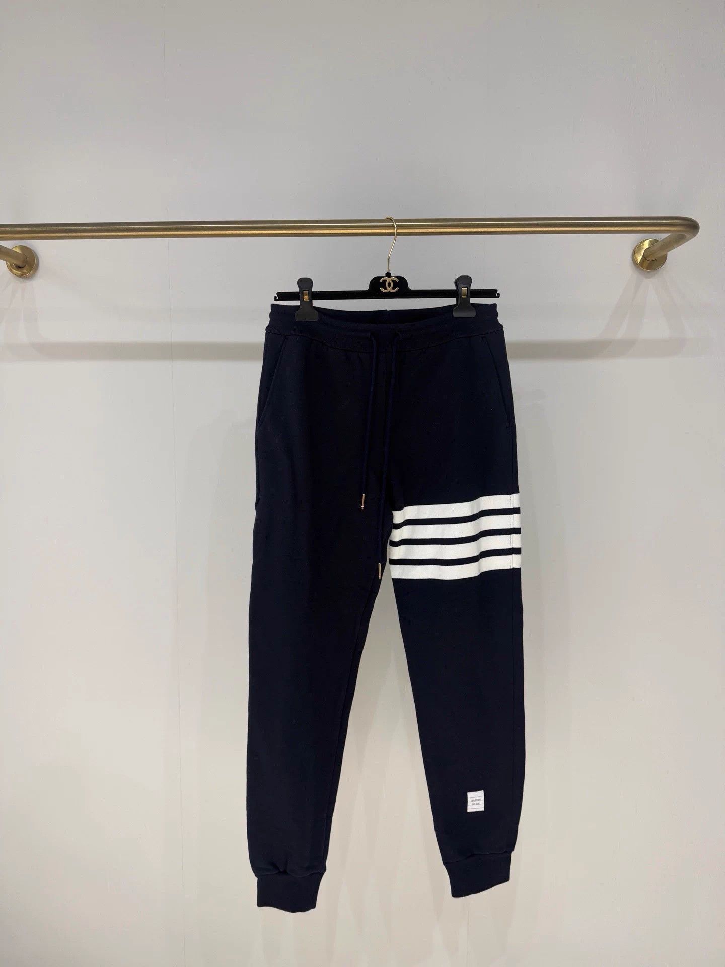 Thom Browne Thom Browne Classic Blue Track Pants 99 New 40 Size 28" / US 6 / IT 42 - 1 Thumbnail