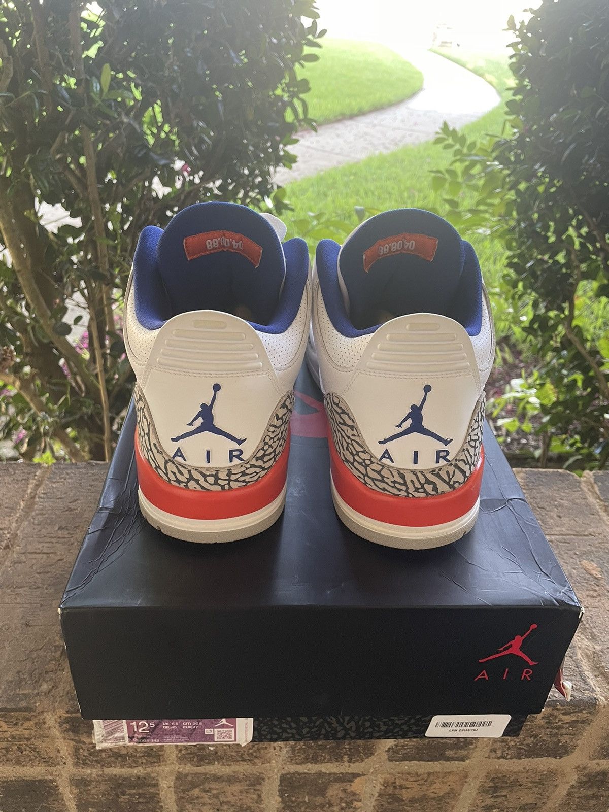 Jordan Brand Jordan 3 Retro ‘Knicks’ Size US 12.5 / EU 45-46 - 2 Thumbnail