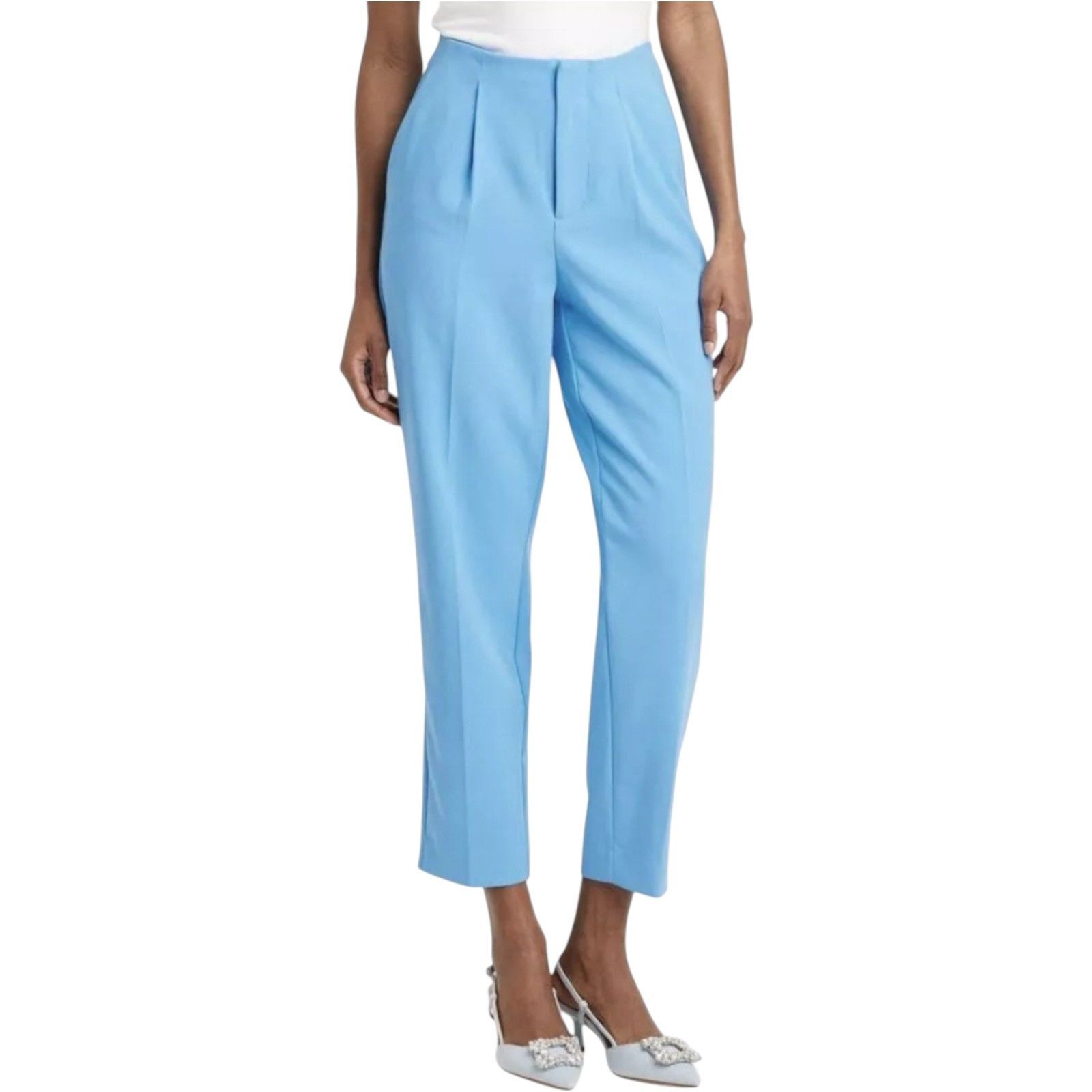 Other A New Day - Women's Tapered Leg High-Rise Ankle Length Pants Size 32" / US 10 / IT 46 - 1 Thumbnail