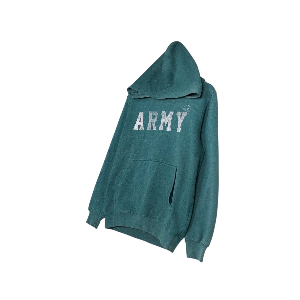Japanese Brand 📌Vintage Hoodie Pull Over Y2K Army Big Logo Spell Out Size US M / EU 48-50 / 2 - 3 Thumbnail