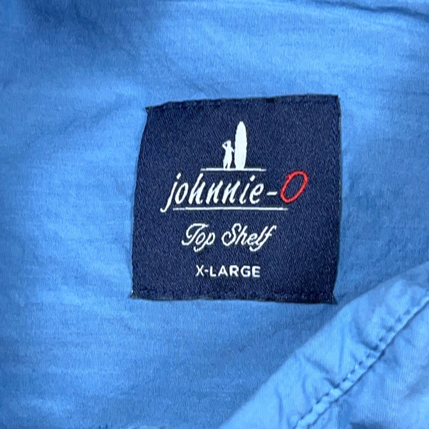 johnnie-O johnnie-O Button-Up shirt Men XL Light Blue Top Dress Casual Solid Modal Cotton Size US XL / EU 56 / 4 - 3 Thumbnail