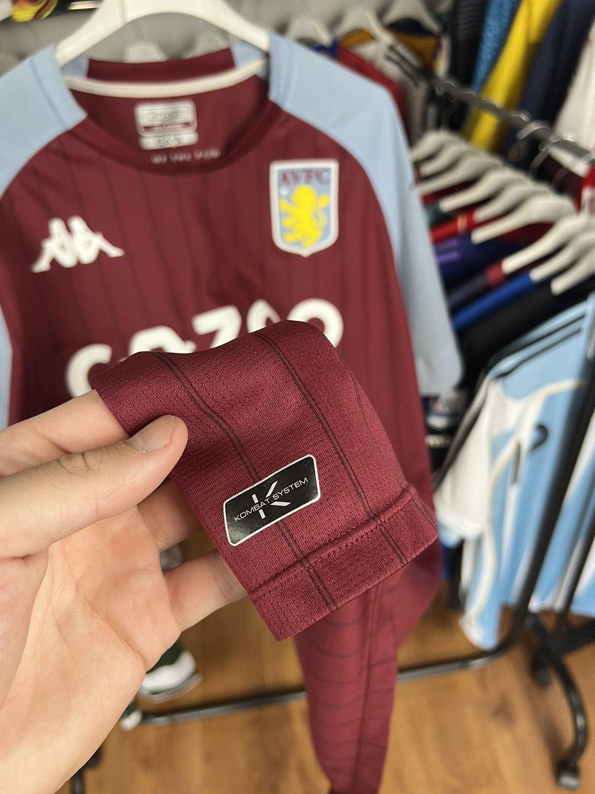 Kappa Jersey Kappa Aston Villa 2020/21 Grealish #10 Size US XL / EU 56 / 4 - 6 Thumbnail
