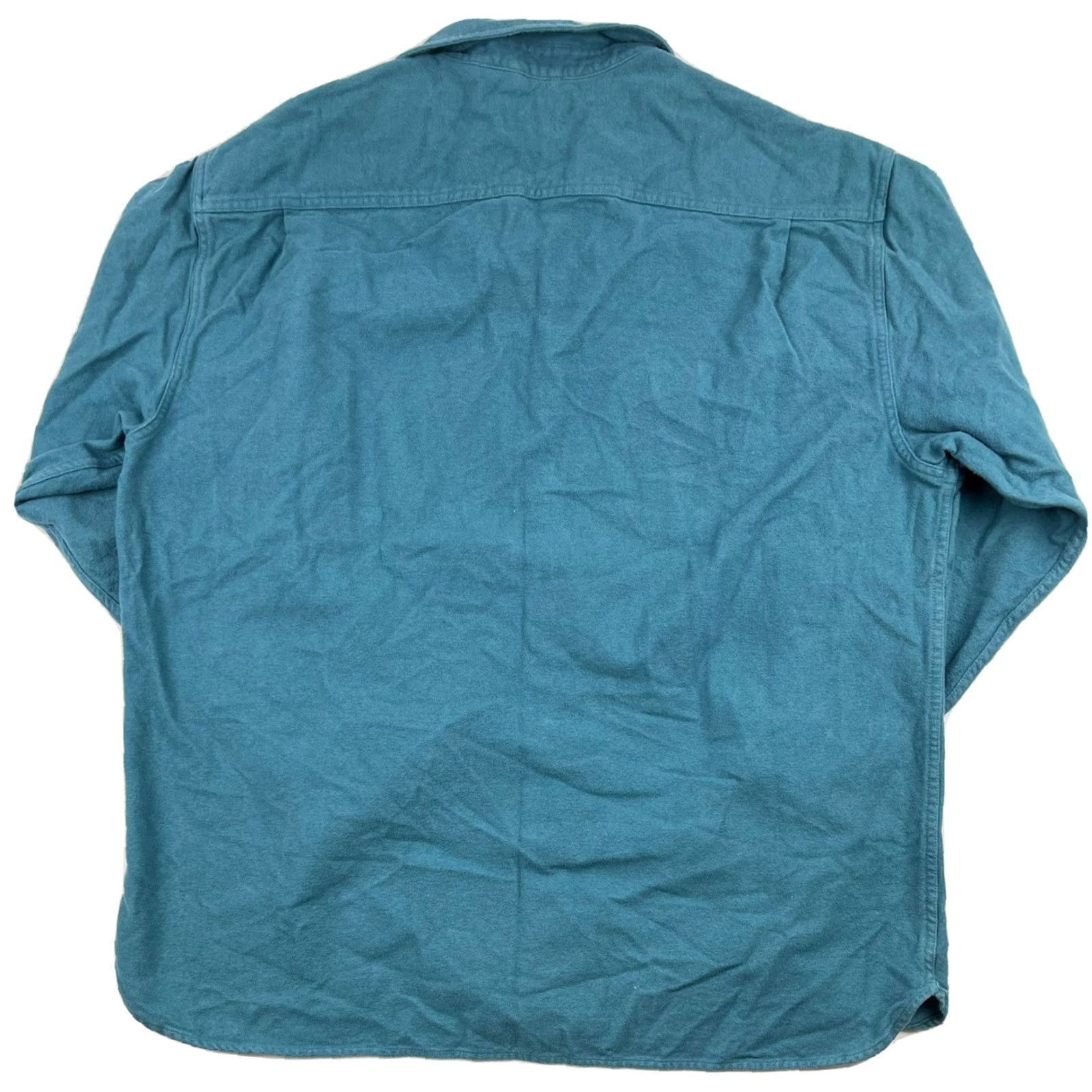 Vintage VINTAGE Cabelas Outdoor Chamois Button-Up Shirt Blue XL Mens Size US XL / EU 56 / 4 - 4 Thumbnail
