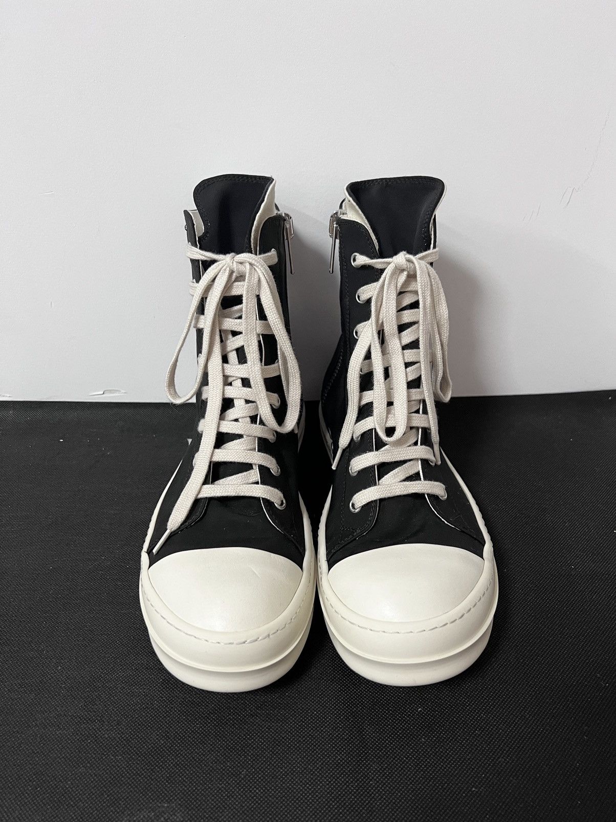 Rick Owens Drkshdw Rick owens drkshdw ramones high top sneakers sz 40 Size US 7 / EU 40 - 3 Thumbnail