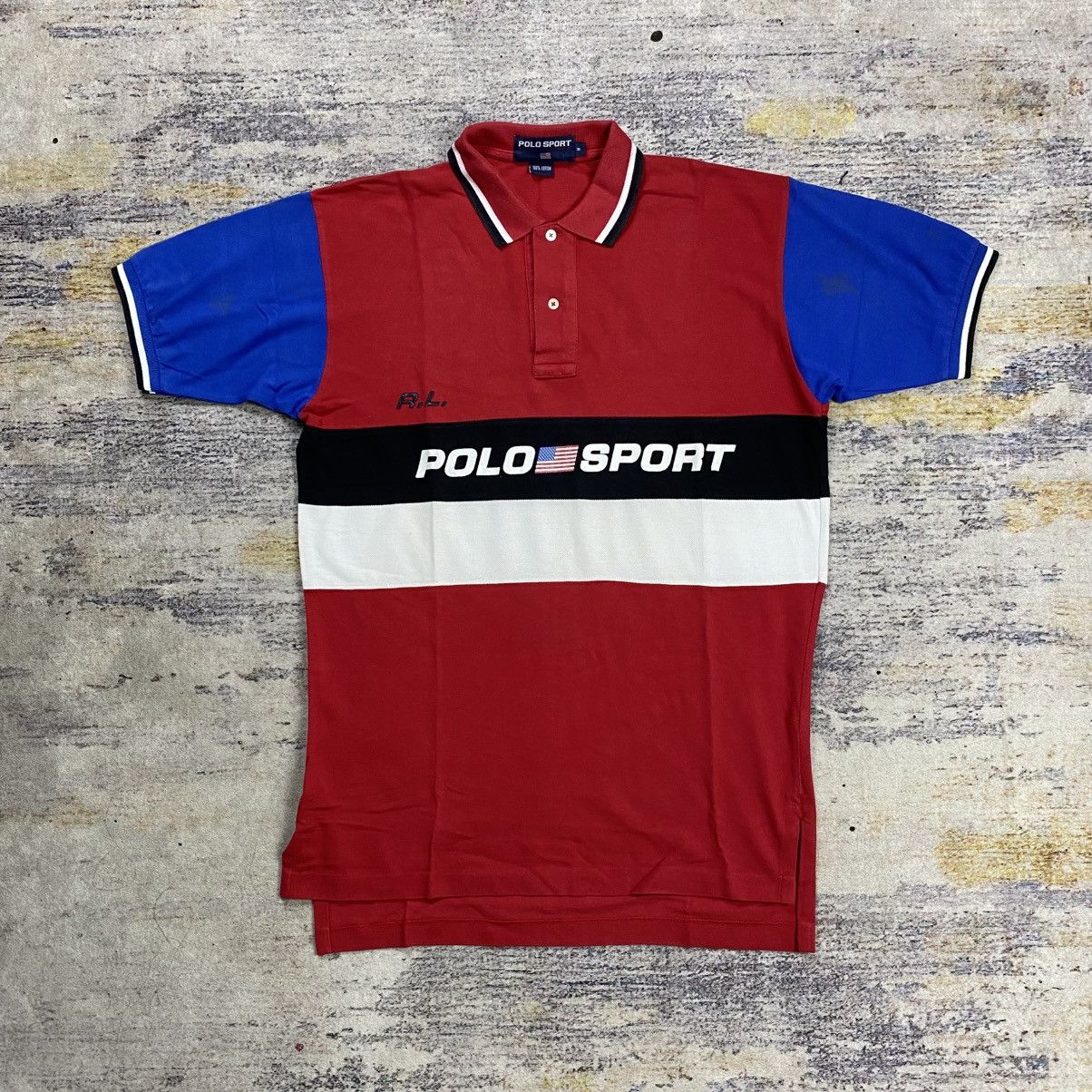 Polo Ralph Lauren vintage polo sport ralph lauren polo shirt Size US M / EU 48-50 / 2 - 1 Thumbnail