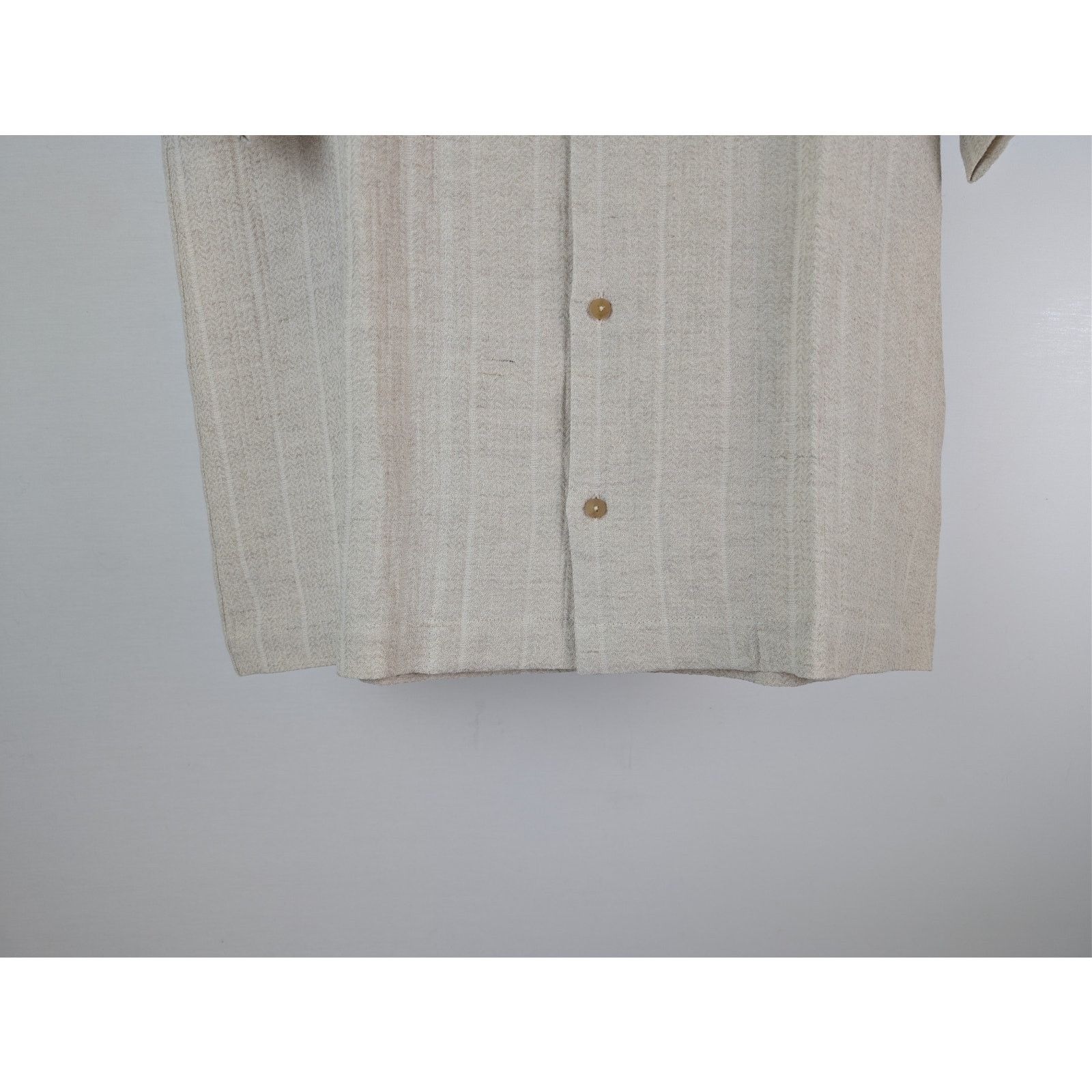 Jacquemus o1rshd1 La Chemise Fonccio camp-collar Button up shirt Beige Size US M / EU 48-50 / 2 - 4 Thumbnail