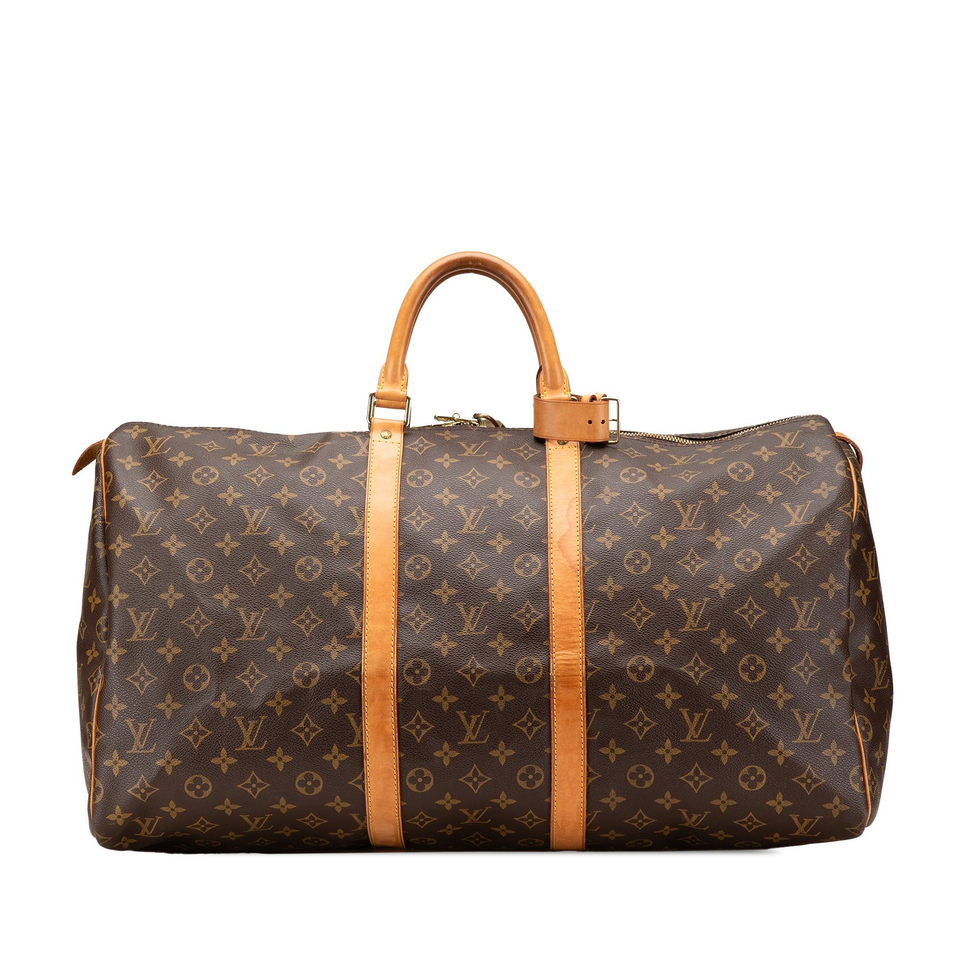 Louis Vuitton Louis Vuitton Monogram Keepall 55 Brown Size ONE SIZE - 1 Thumbnail