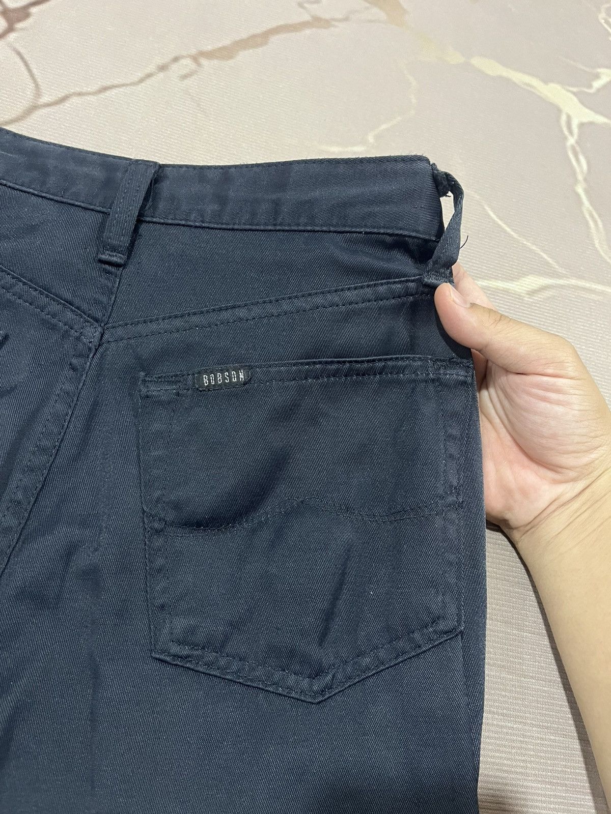 Japanese Brand Bobson Women Nylon Blend Pants Straight Minimal Fit Size 24" / US 00 / IT 34 - 9 Thumbnail