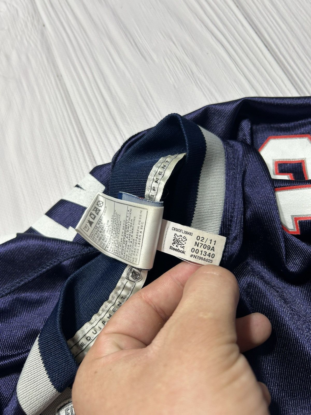NFL Tom Brady #12 England Patriots Reebok Football Jersey NFL Size US XL / EU 56 / 4 - 16 Thumbnail