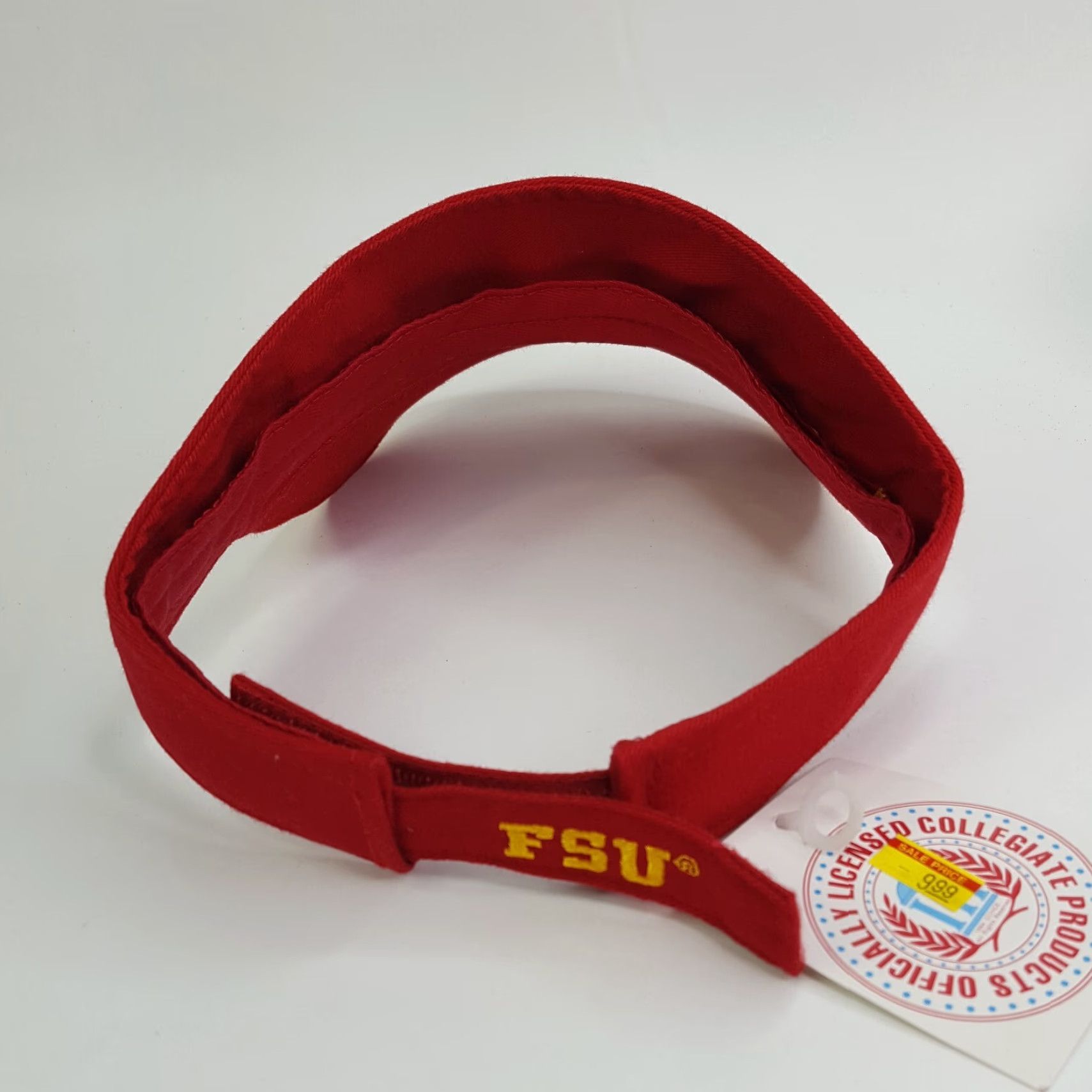 Vintage VINTAGE Florida State Seminoles Visor Adjustable Hat Red Casual Outdoor Twill Cotton 90s Y2K College Sports University Logo Men Cap - Mens Size ONE SIZE - 6 Thumbnail
