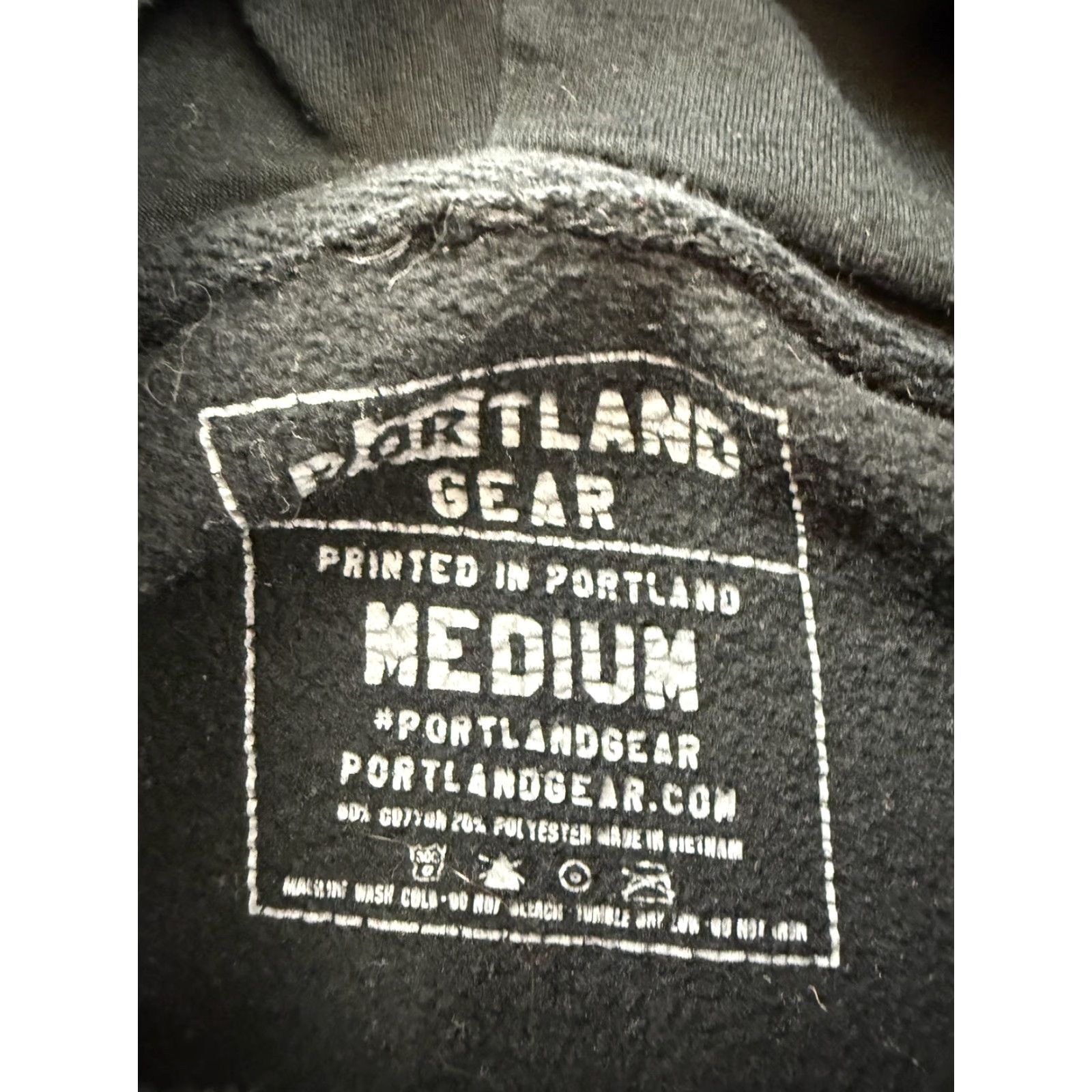 Vintage Portland Gear Hoodie Mens Medium Black Pullover Sweatshirt Portland Graphic Size US M / EU 48-50 / 2 - 5 Thumbnail