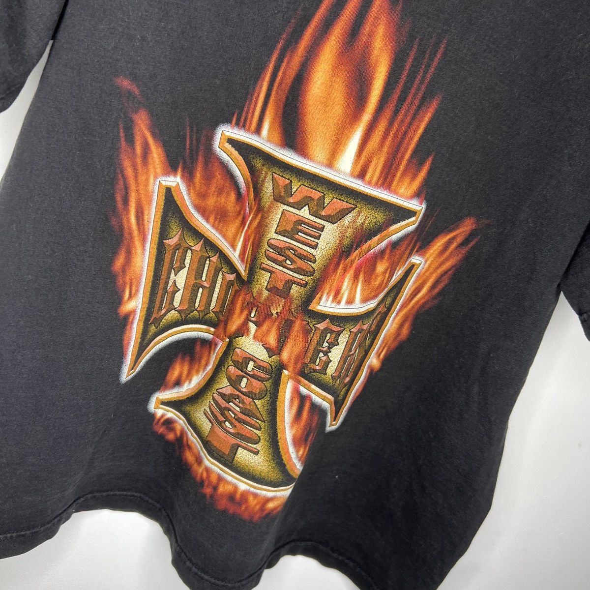 Vintage Rare🔥Vintage FADED West Coast Choppers TShirt Tee Size US S / EU 44-46 / 1 - 6 Thumbnail