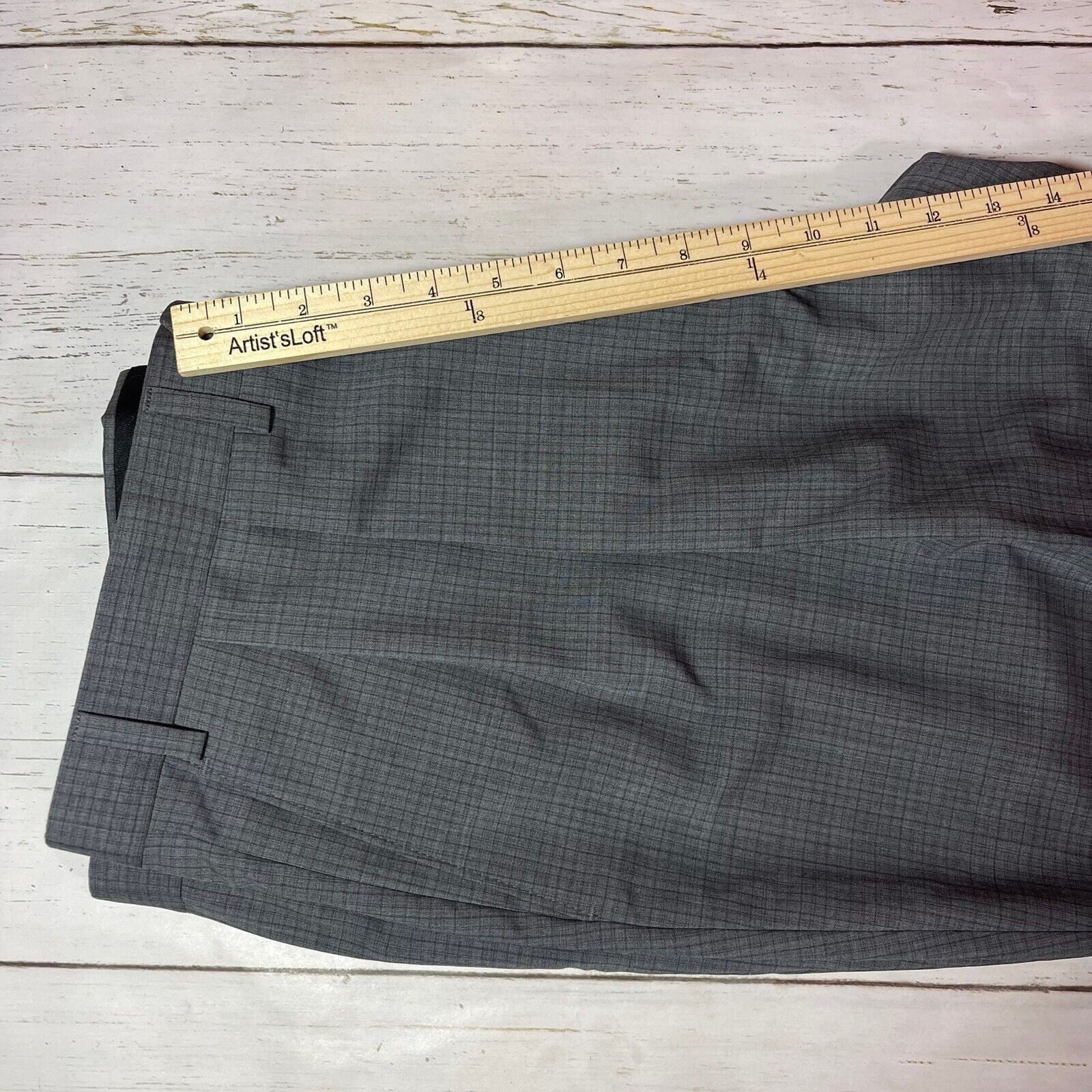 Ralph Lauren Ralph Lauren Nero Dress Pants Mens 43 Long 37 Gray MSPR $495 Size 42L - 7 Thumbnail