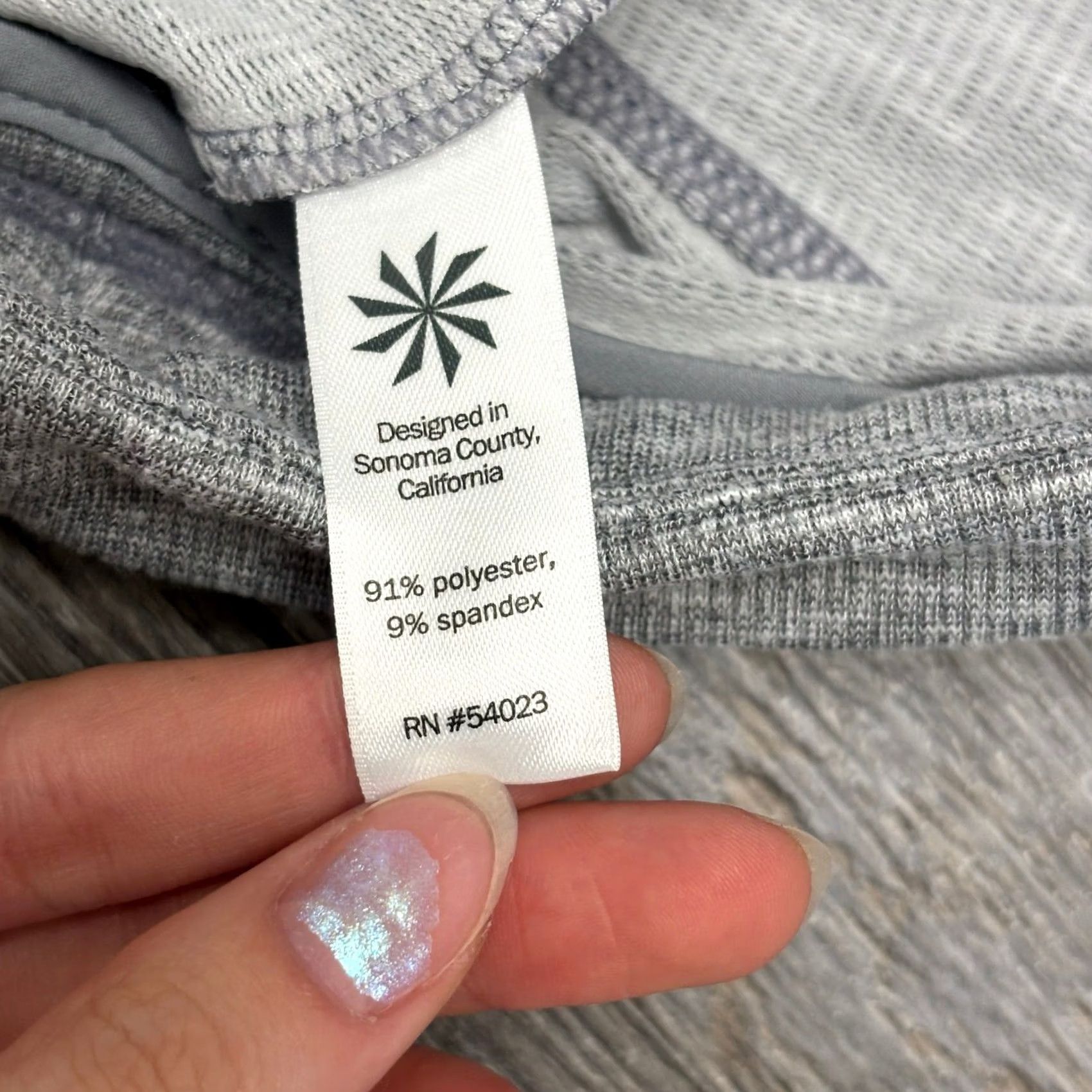 Athleta Athleta Skirt Womens S Gray Techie Terry Mini Athletic Drawstring Pull On Space Dye Size 28" / US 6 / IT 42 - 4 Thumbnail