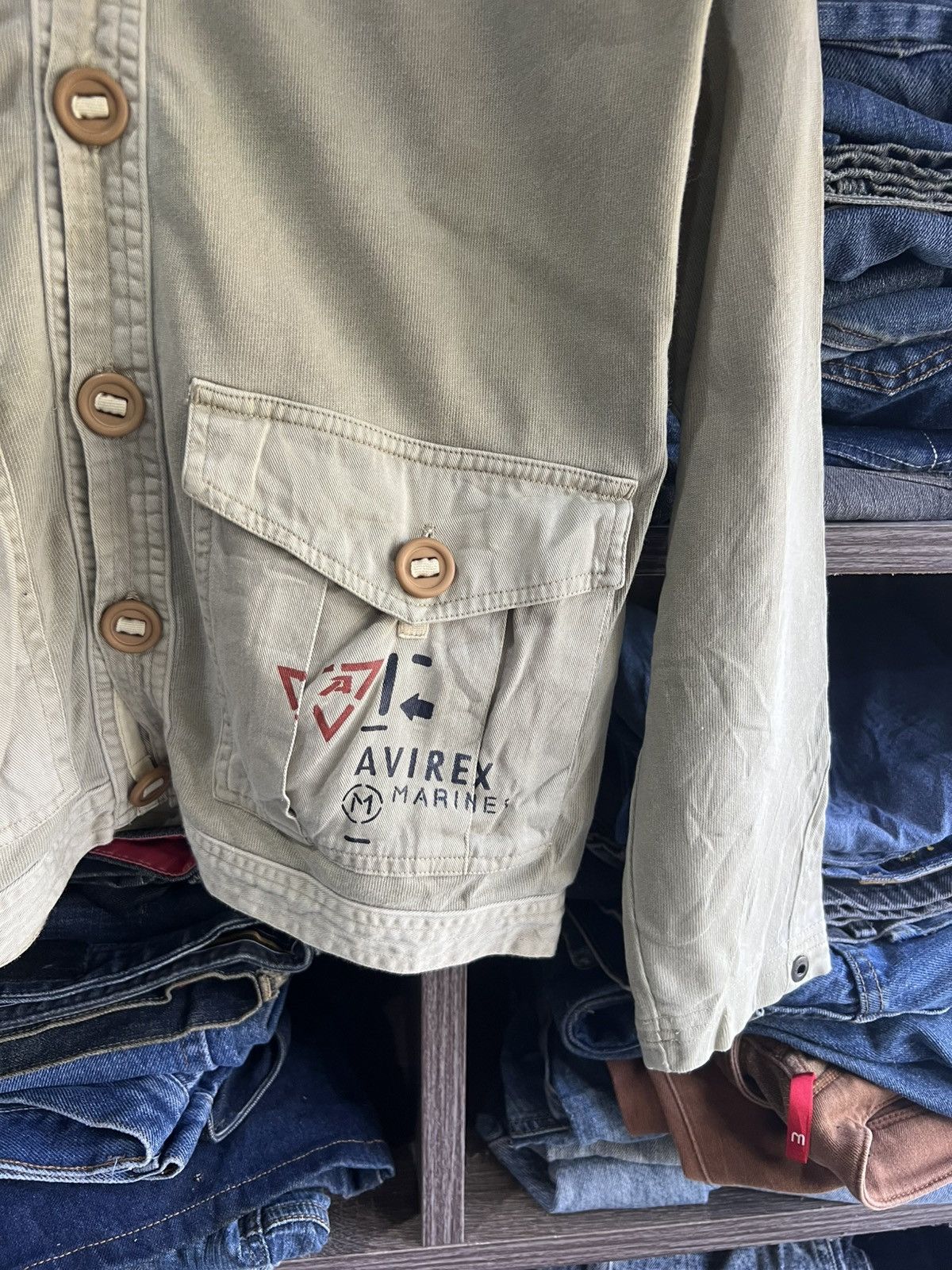 Avirex 🔥Vintage Avirex Marine Button Cardigan Size US XS / EU 42 / 0 - 7 Thumbnail