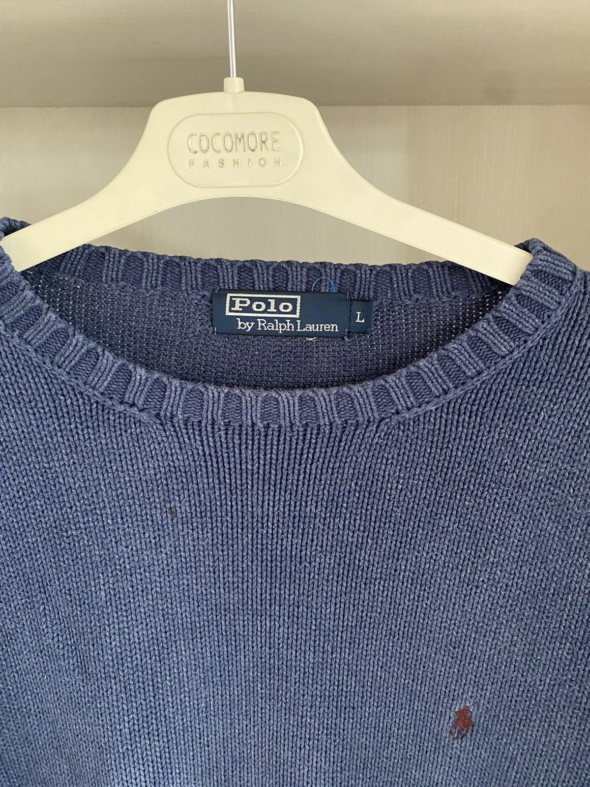 Polo Ralph Lauren Polo Ralph Lauren Knit Sweater Vintage Streetwear Blue Size US L / EU 52-54 / 3 - 4 Thumbnail