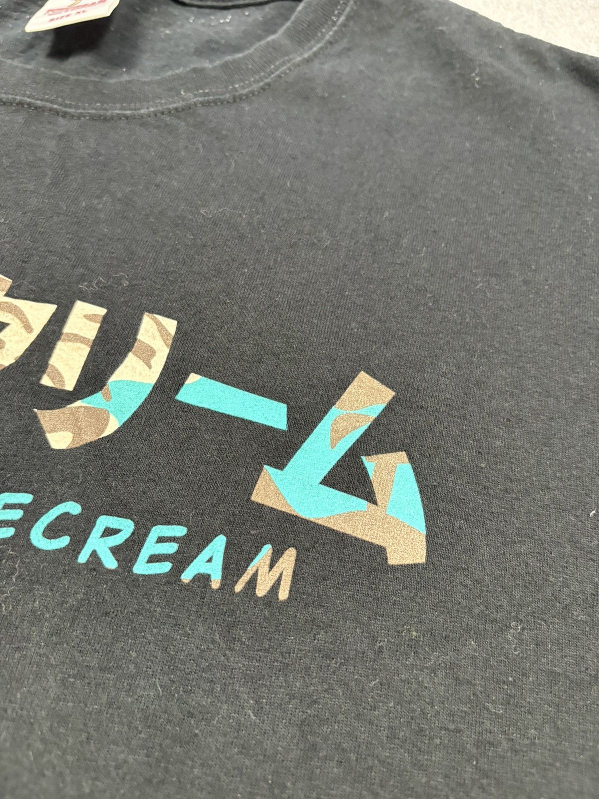 Icecream Ice Cream x Anime Camo Print Logo Tee BBC Black Streetwear Size US XL / EU 56 / 4 - 7 Thumbnail