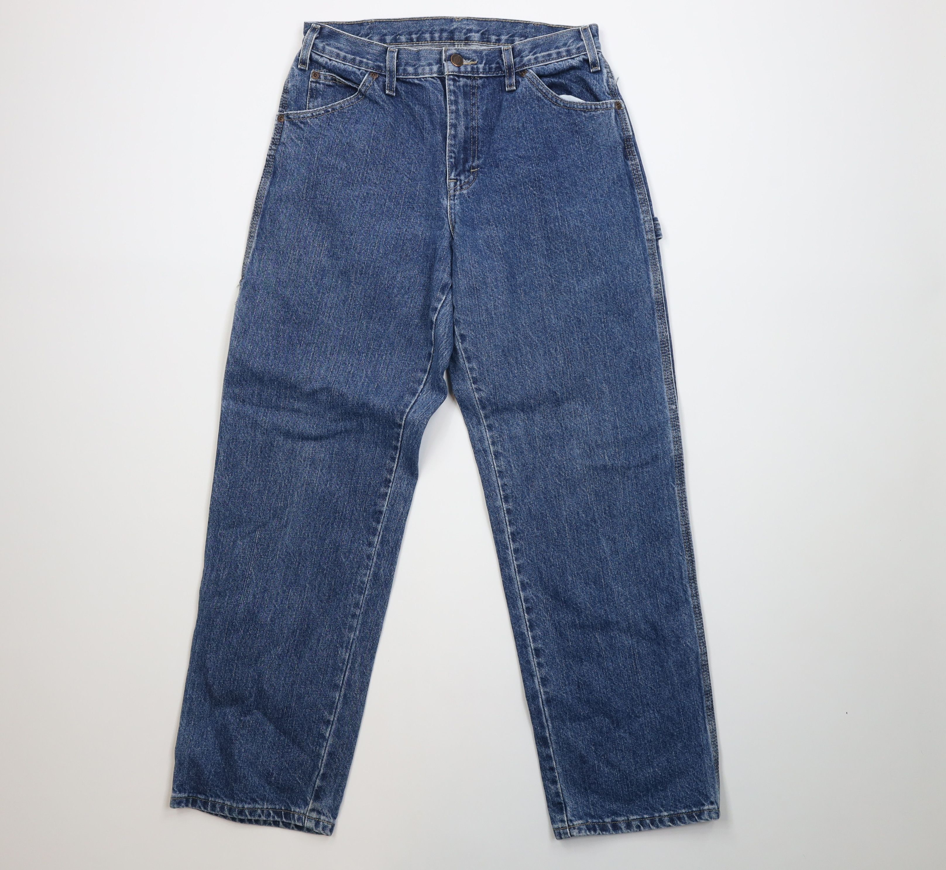 Dickies Vintage Y2K Dickies Fit Dungaree Denim Jeans Blue Cotton Size US 30 / EU 46 - 1 Thumbnail