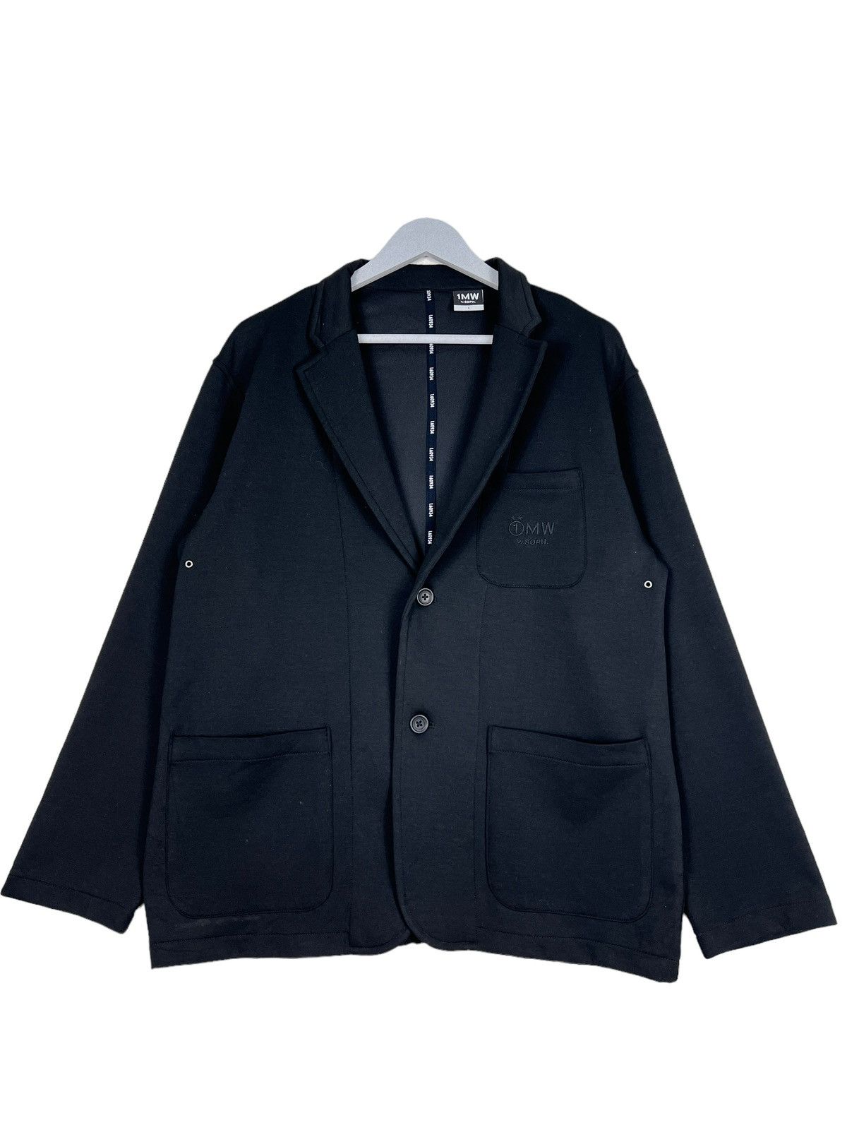 ジャケット・アウター SOPHNET. OVER SIZED COAT BLACK/L SOPHNET. OVER SIZED COAT BLACK/L
