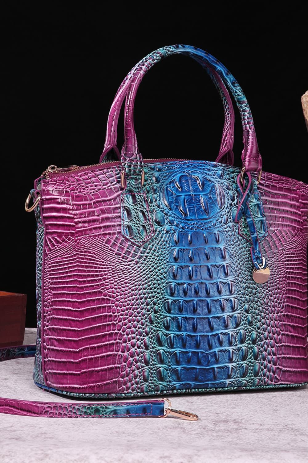 Other Gradient PU Leather Handbag Size ONE SIZE - 9 Thumbnail