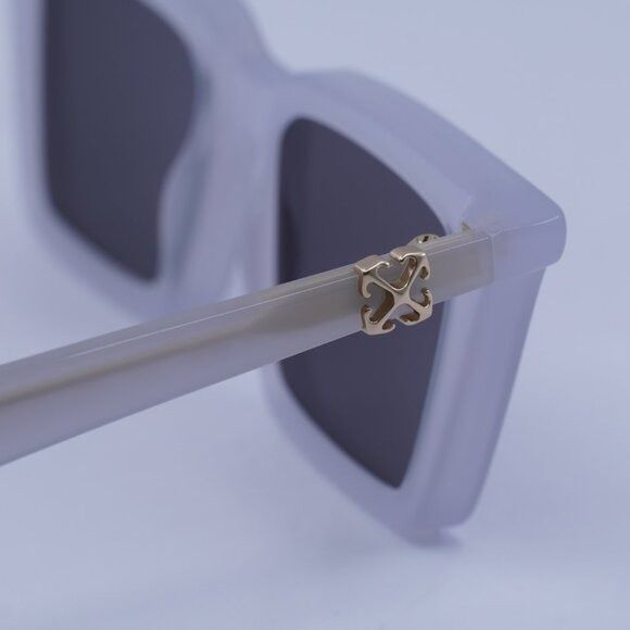 Off-White Off-White OERI13U DALTON 0907 Sunglasses Shiny Light Grey Size ONE SIZE - 5 Thumbnail