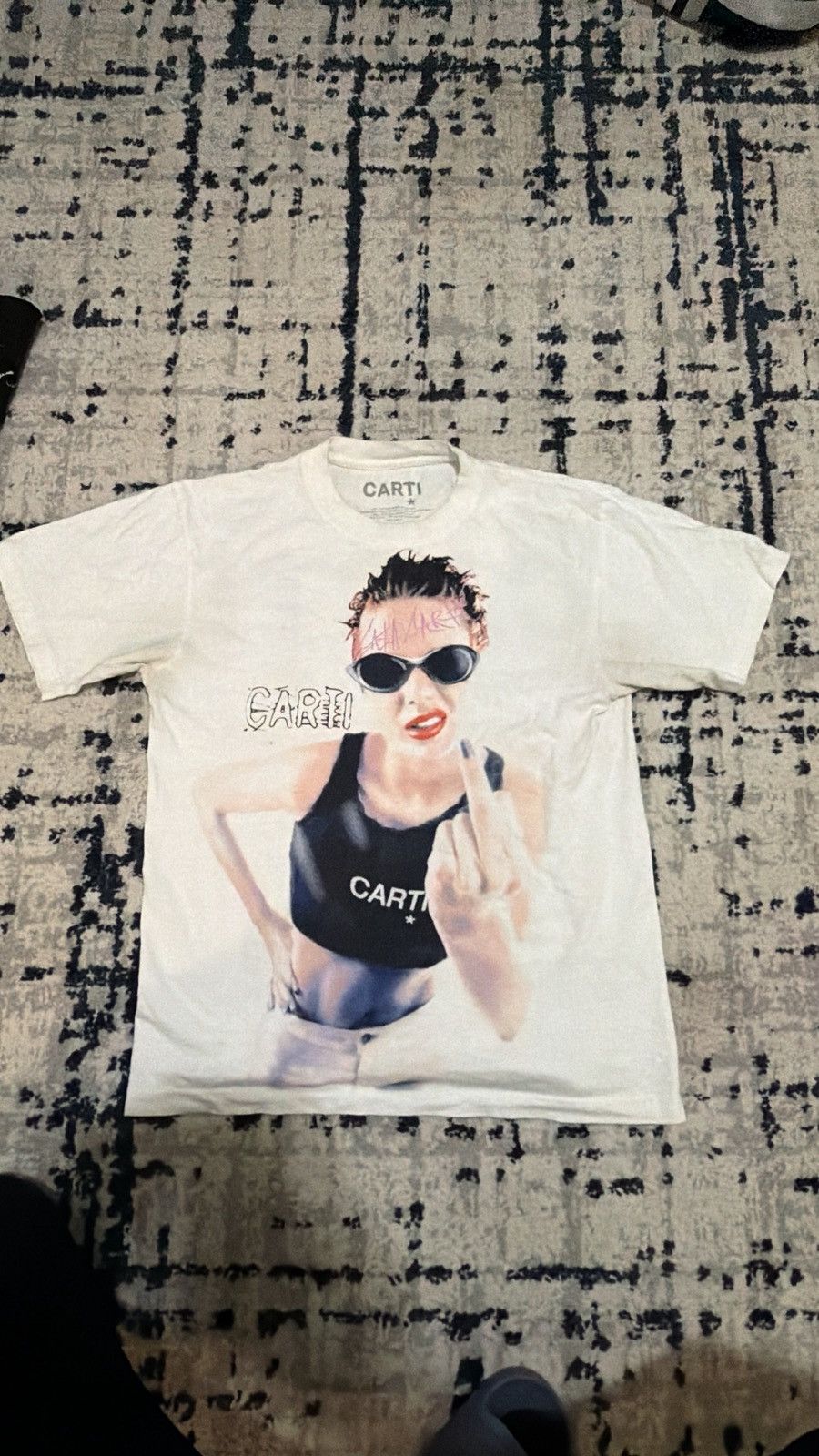 Playboi Carti middle finger Tee