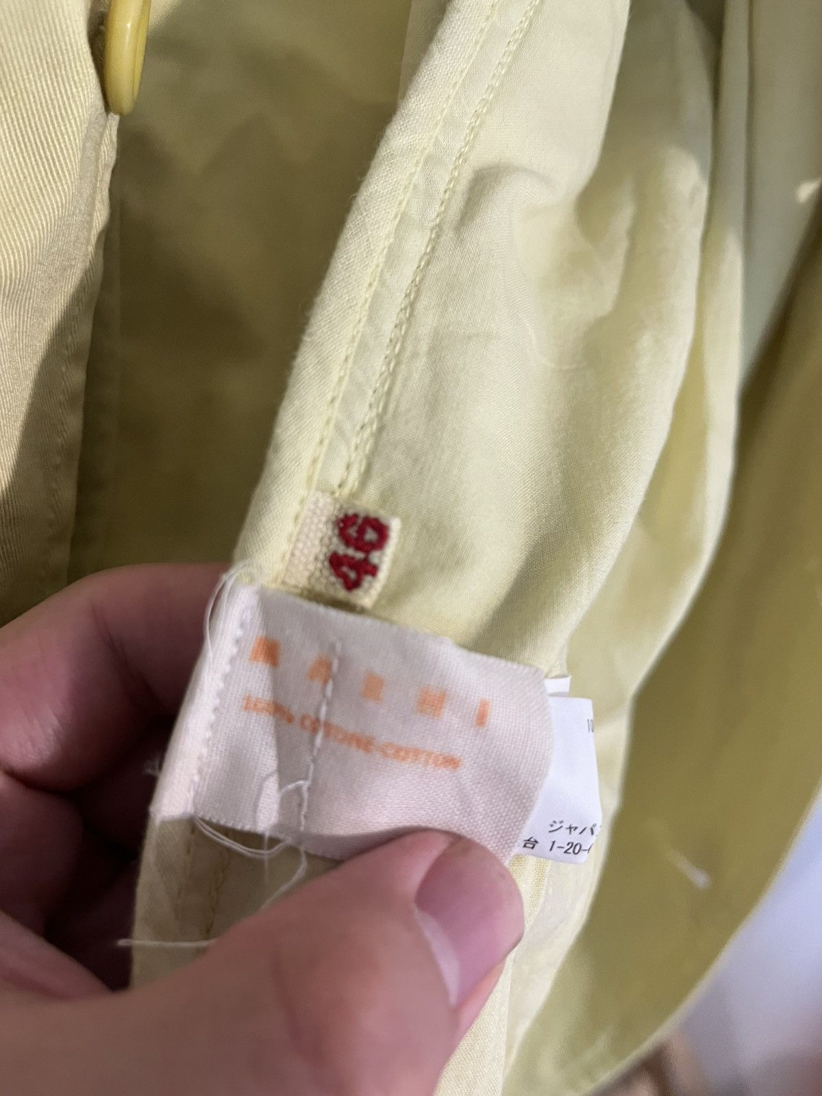 Marni Marni yellow cotton jacket Size US S / EU 44-46 / 1 - 4 Thumbnail