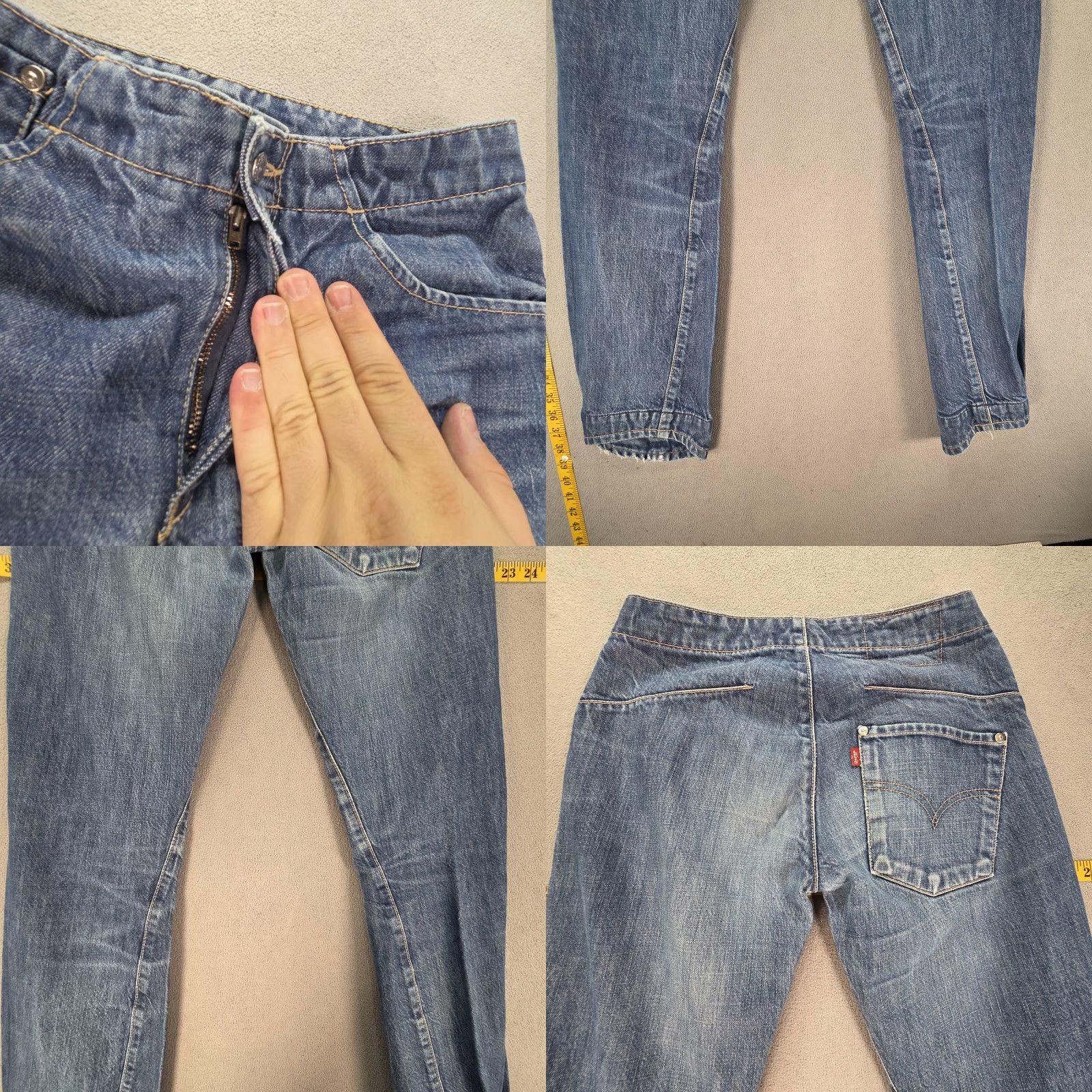 Levi's Levi's Jeans Mens 26x31 Medium Blue 0835 Pockets Vintage Size US 26 / EU 42 - 9 Thumbnail