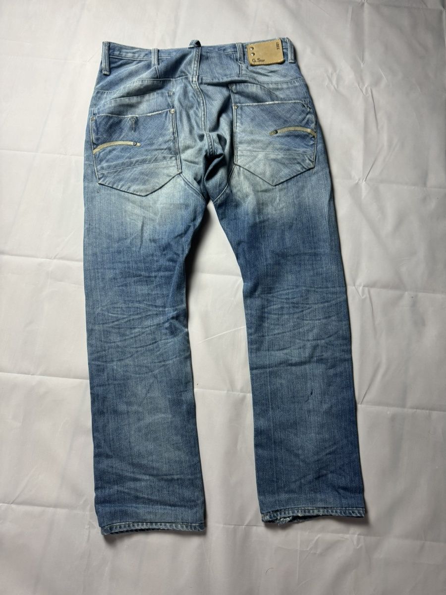 Carhartt × G-Star × Vintage G-Star RAW 3301 Straight Fit Jeans | W33 L32 | Washed Blue Size US 32 / EU 48 - 1 Thumbnail