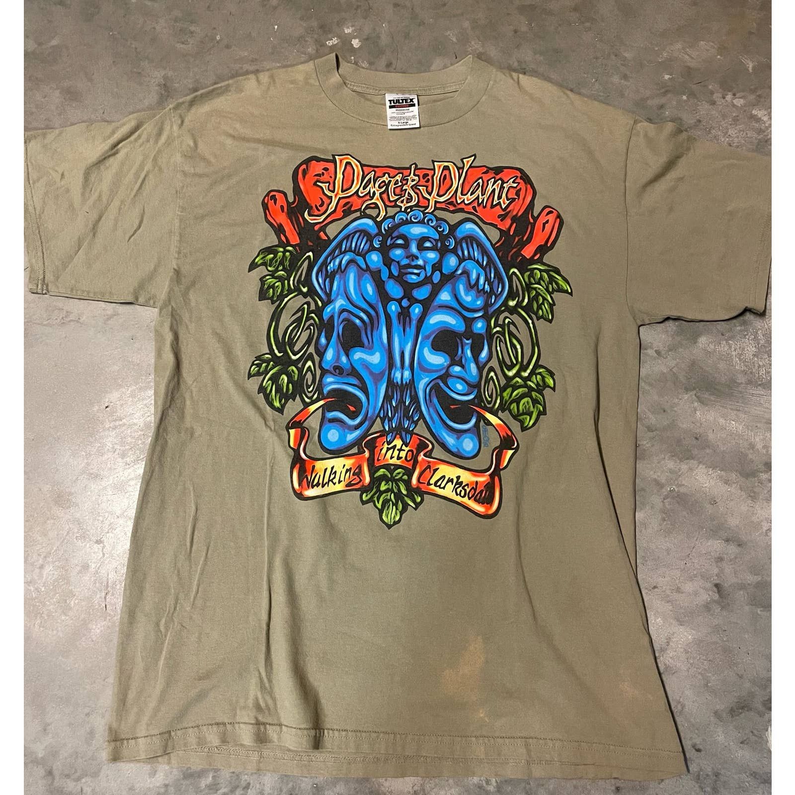 image of Tultex Vintage 1998 Page - Plant Walking Into Clarksdale Tour in Brown, Men's (Size XL)