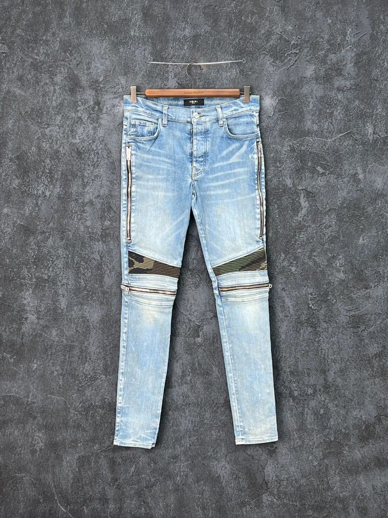 Amiri Amiri Multi-Zipper Patchwork Jean Size US 32 / EU 48 - 1 Thumbnail
