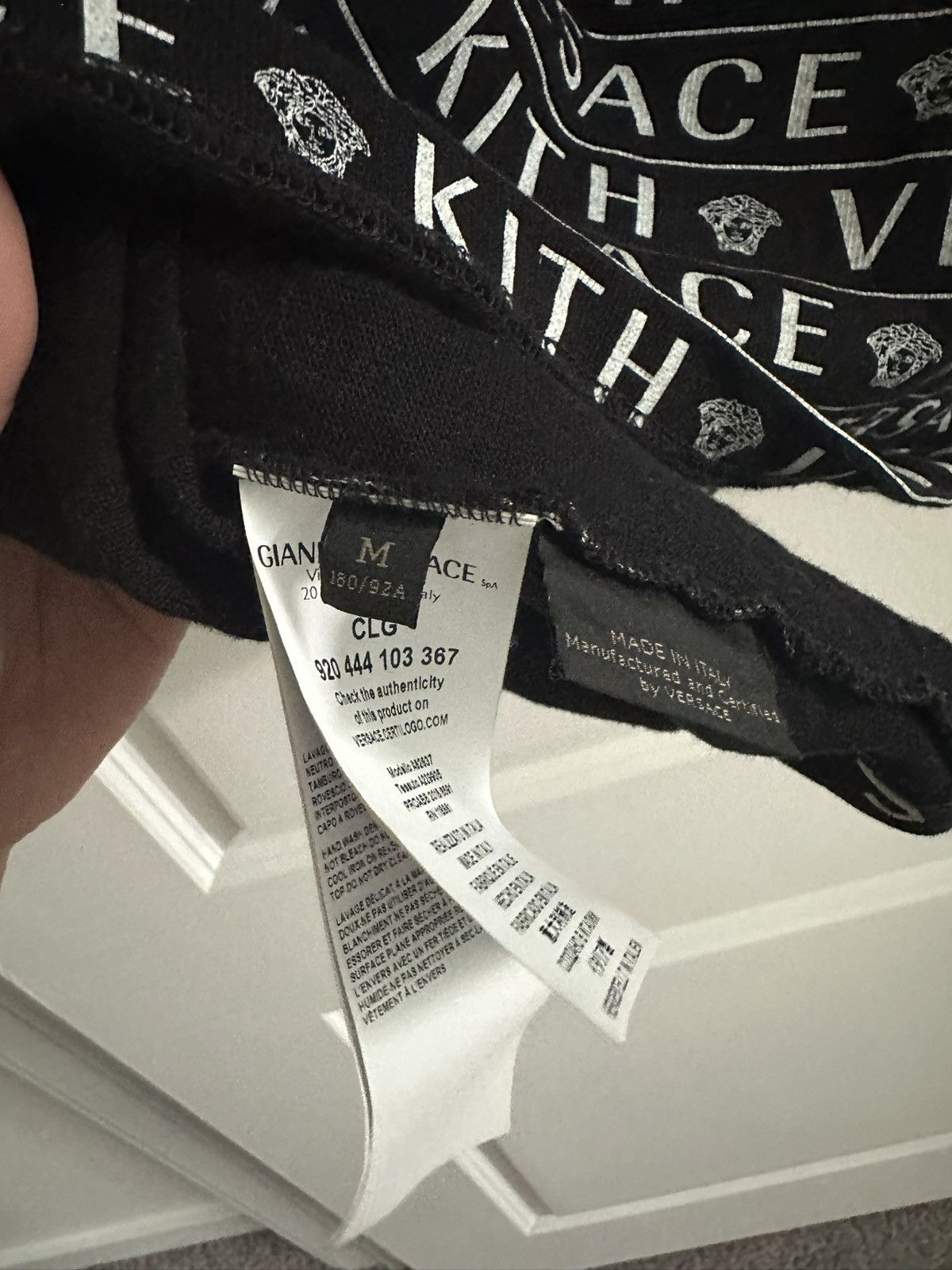 Kith × Versace Kith x Versace Monogram Tee Size US M / EU 48-50 / 2 - 5 Thumbnail