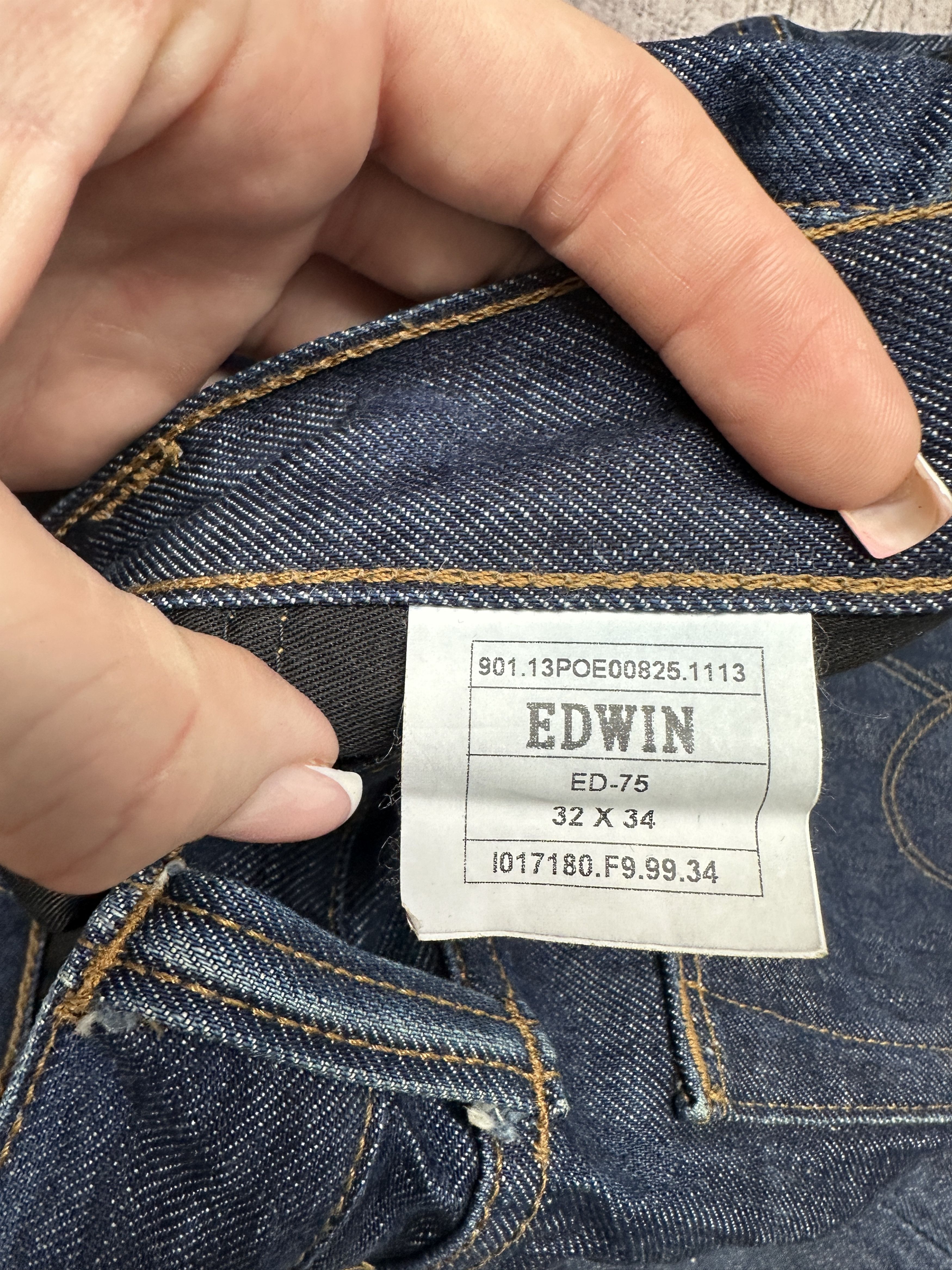 Edwin Edwin ED-75 Mens Denim Pants Jeans Size US 32 / EU 48 - 4 Thumbnail