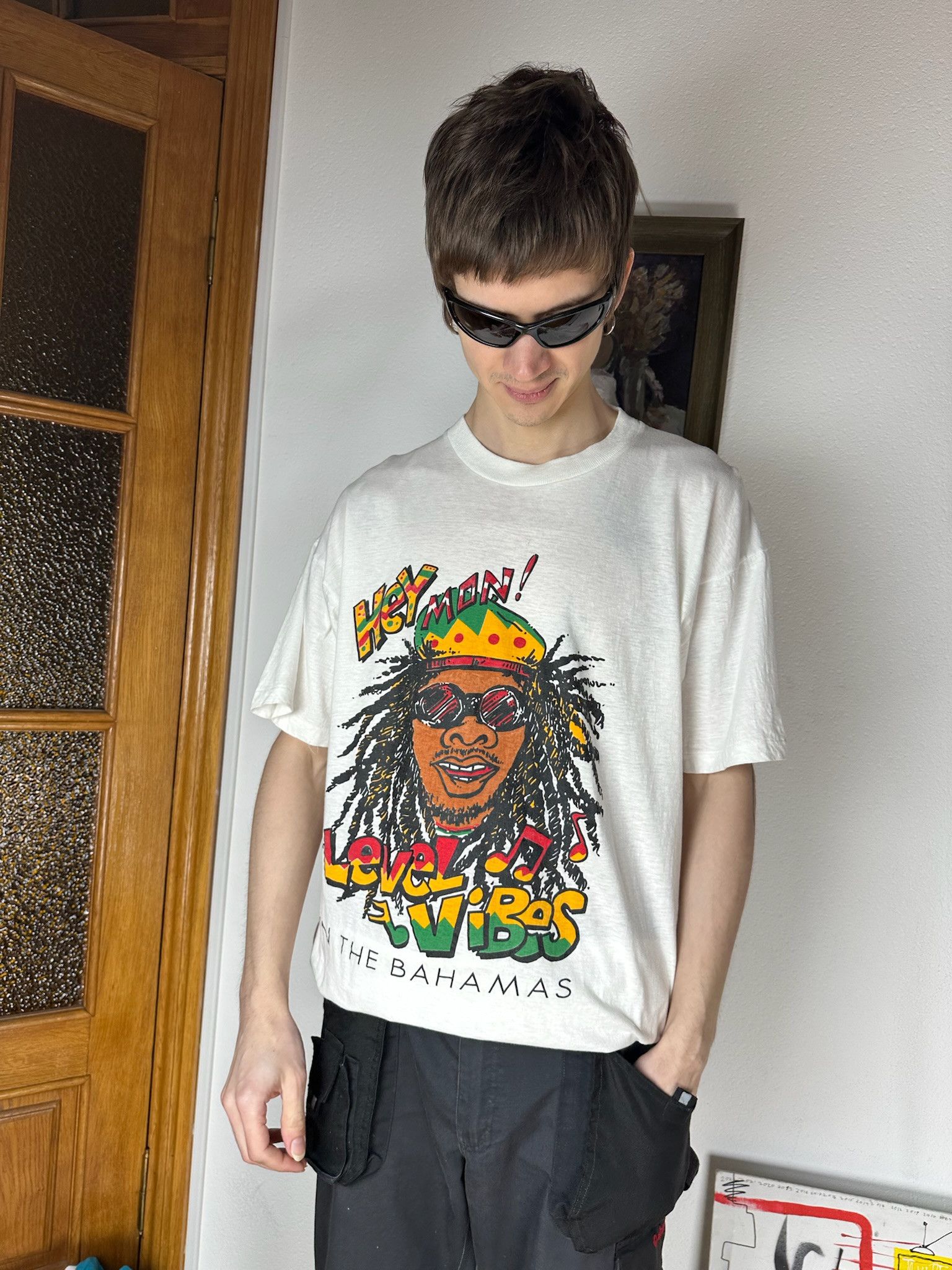 Bob Marley Vintage 90s Weed Rasta Tee Smoke Cannabis styssy style Size US XL / EU 56 / 4 - 2 Thumbnail